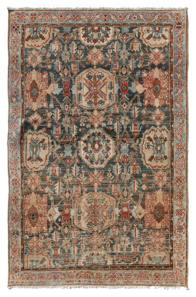 Vintage Malayer Handwoven Tribal Rug
