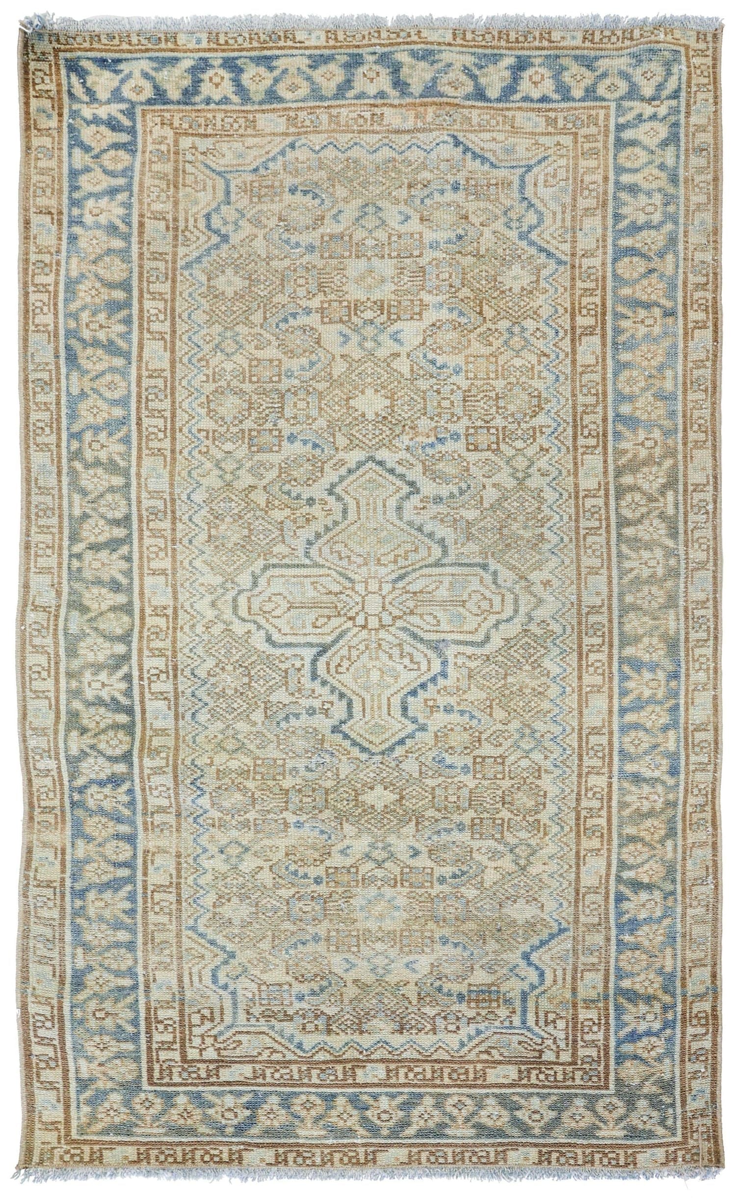 Vintage Malayer Handwoven Tribal Rug