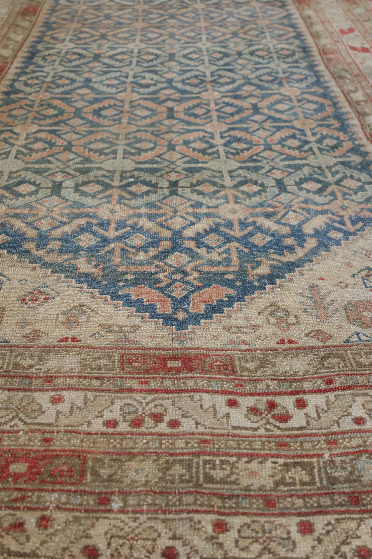 Vintage Malayer Handwoven Tribal Rug, J73150