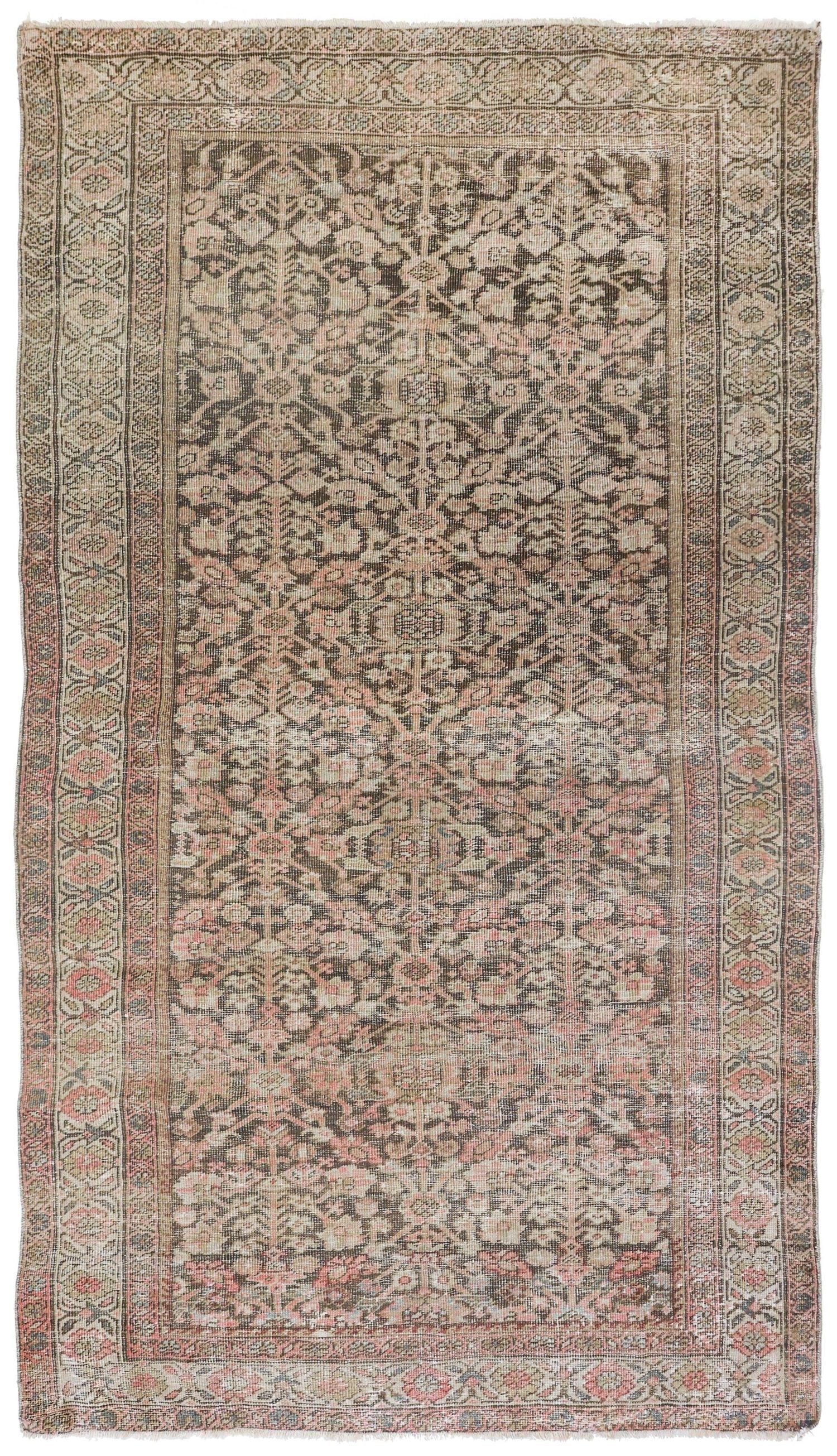 Vintage Malayer Handwoven Tribal Rug