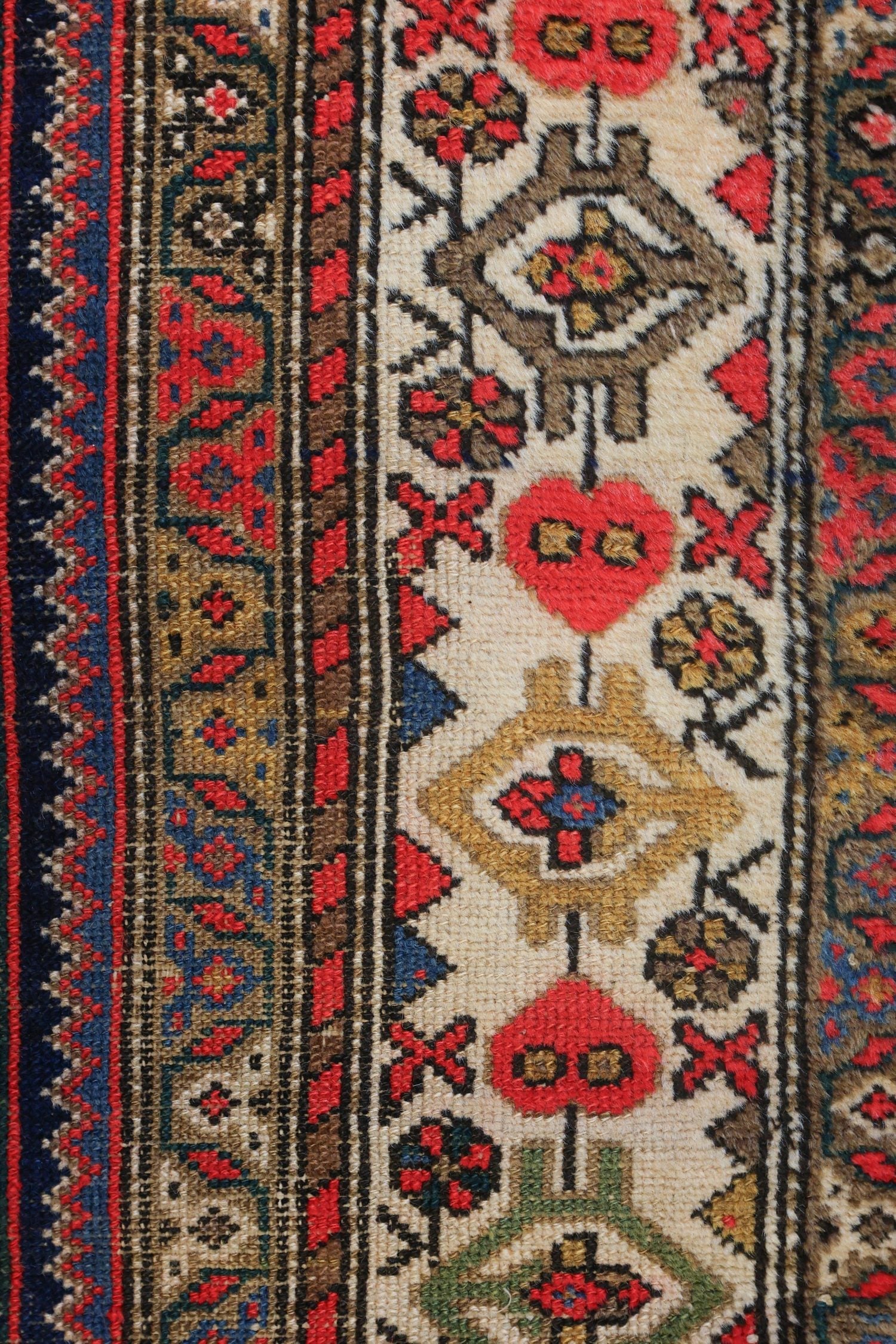 Antique Malayer Handwoven Tribal Rug, J75100