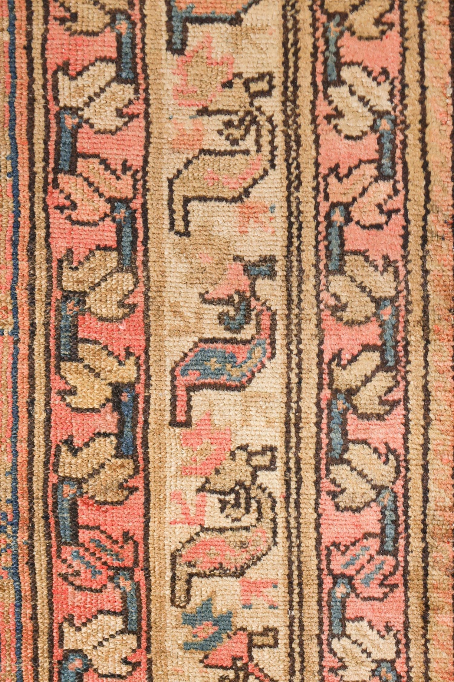 Antique Malayer Handwoven Tribal Rug, J75288