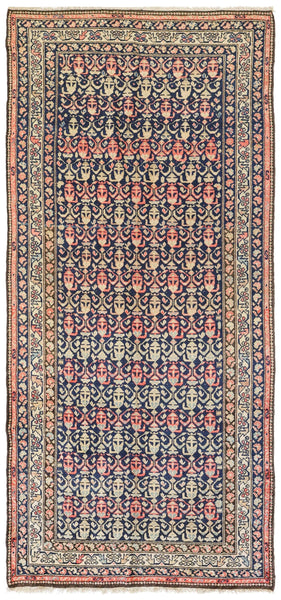 Antique Malayer Handwoven Tribal Rug