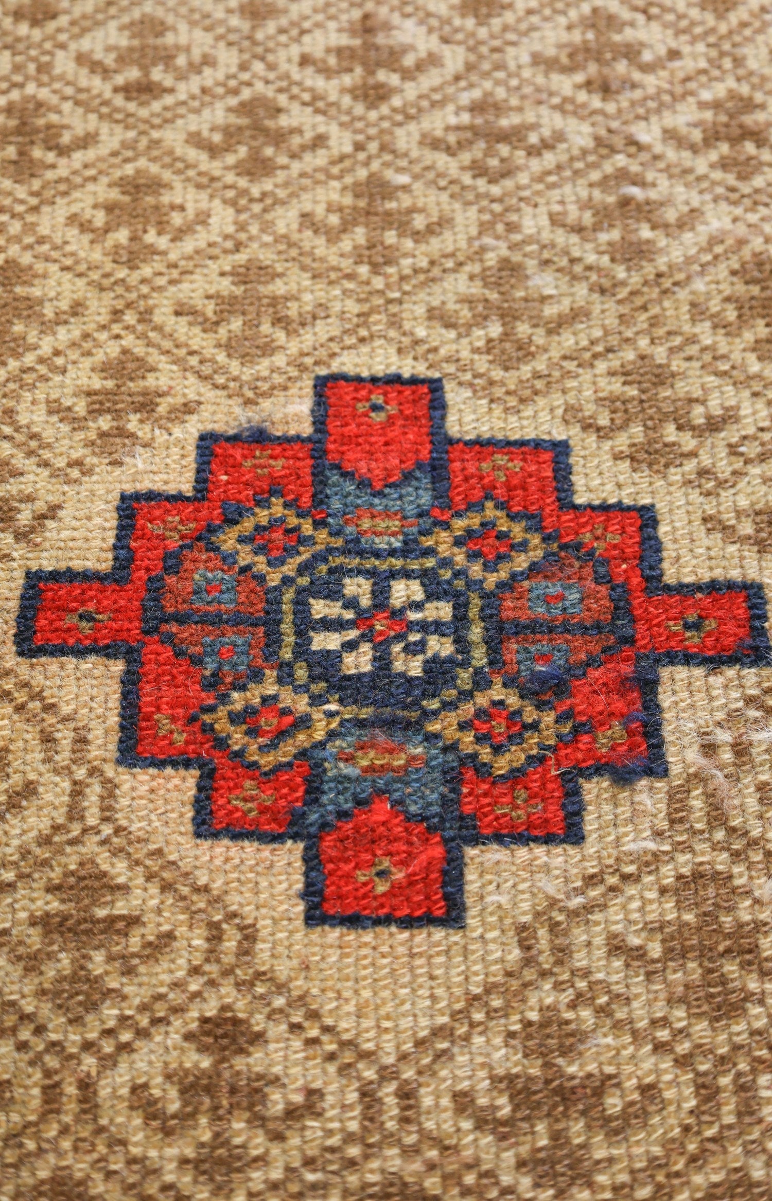 Vintage Malayer Handwoven Tribal Rug, J75415