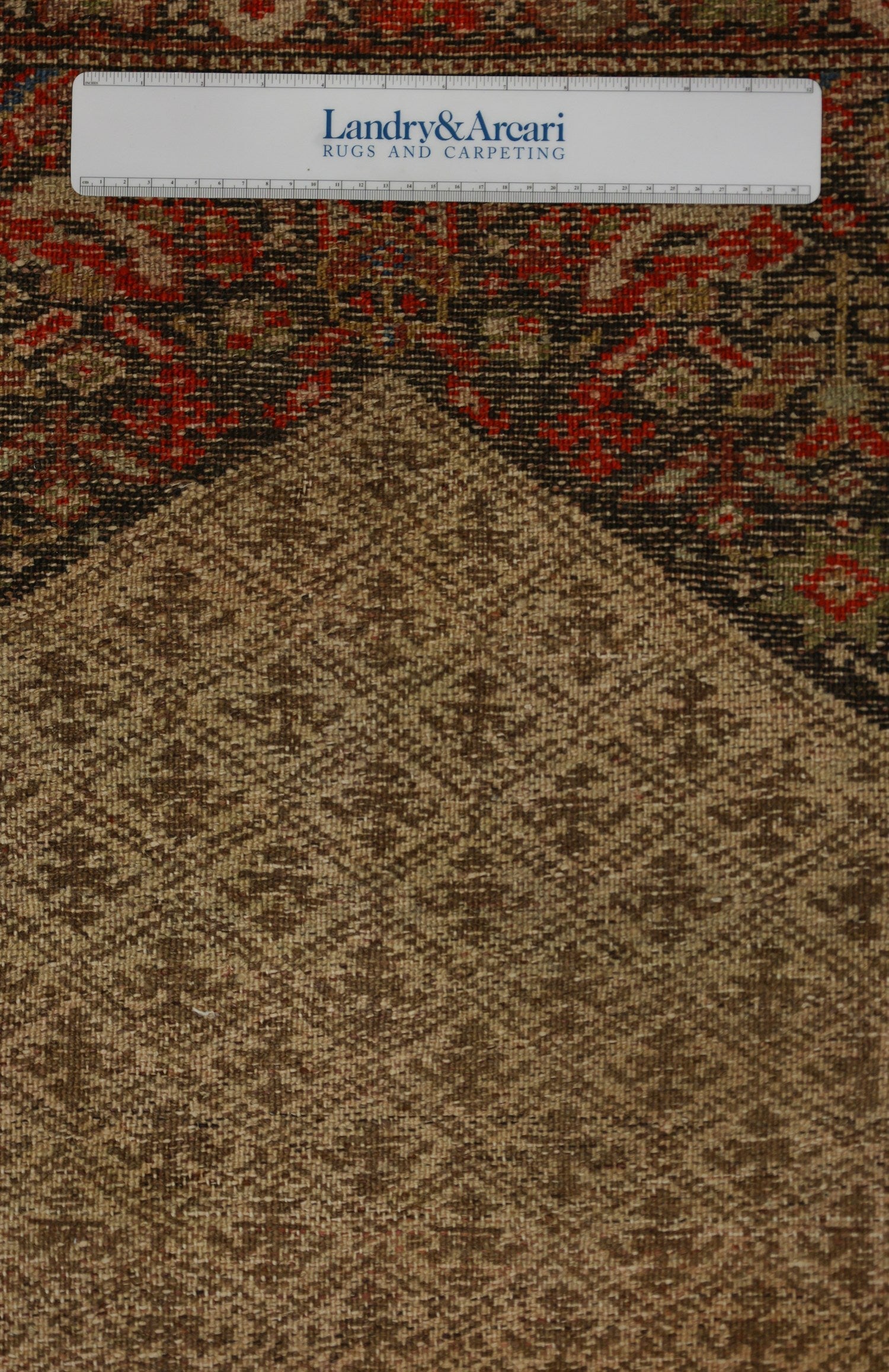 Vintage Malayer Handwoven Tribal Rug, J75415