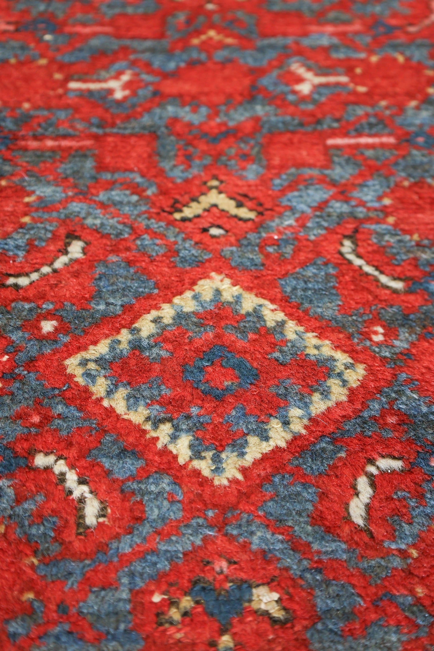 Antique Malayer Handwoven Tribal Rug, J75416