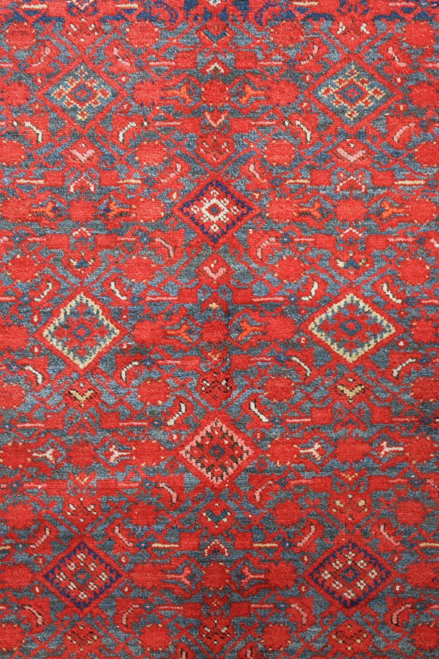 Antique Malayer Handwoven Tribal Rug, J75416