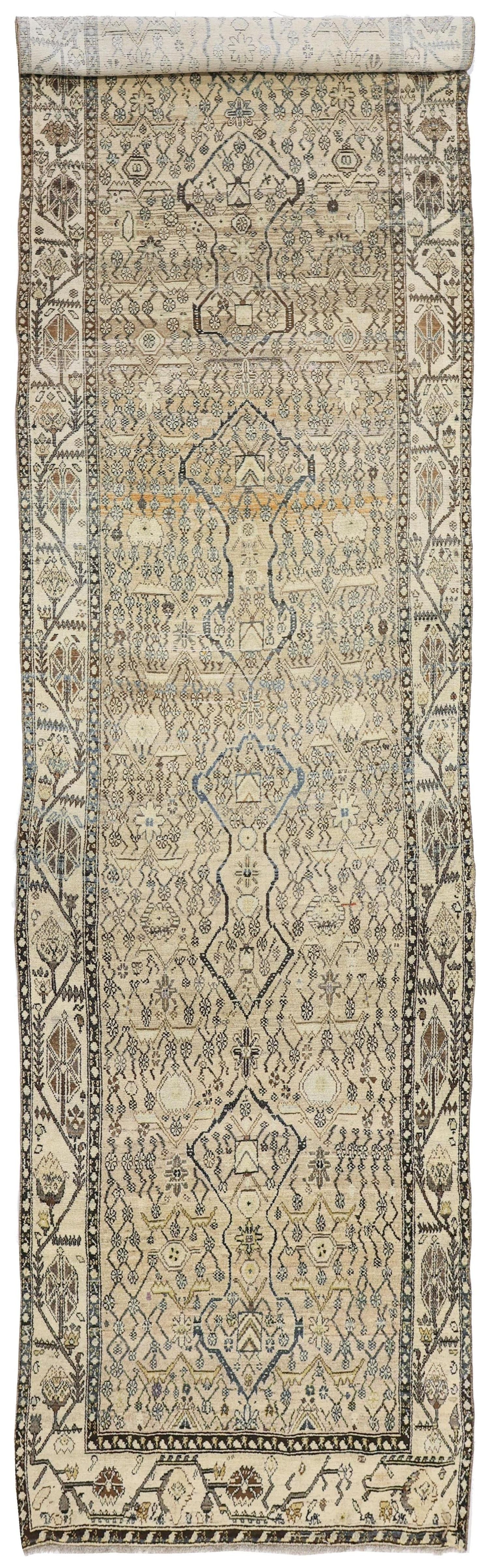 Vintage Malayer Handwoven Tribal Rug