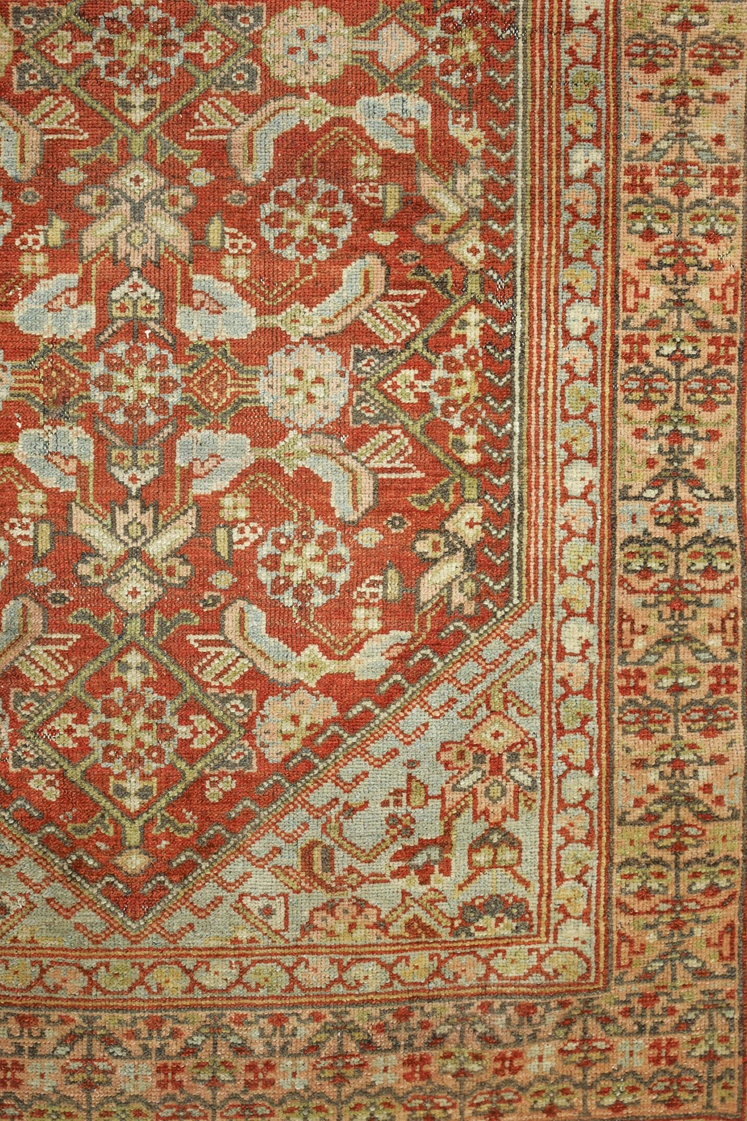 Vintage Malayer Handwoven Tribal Rug, J76691