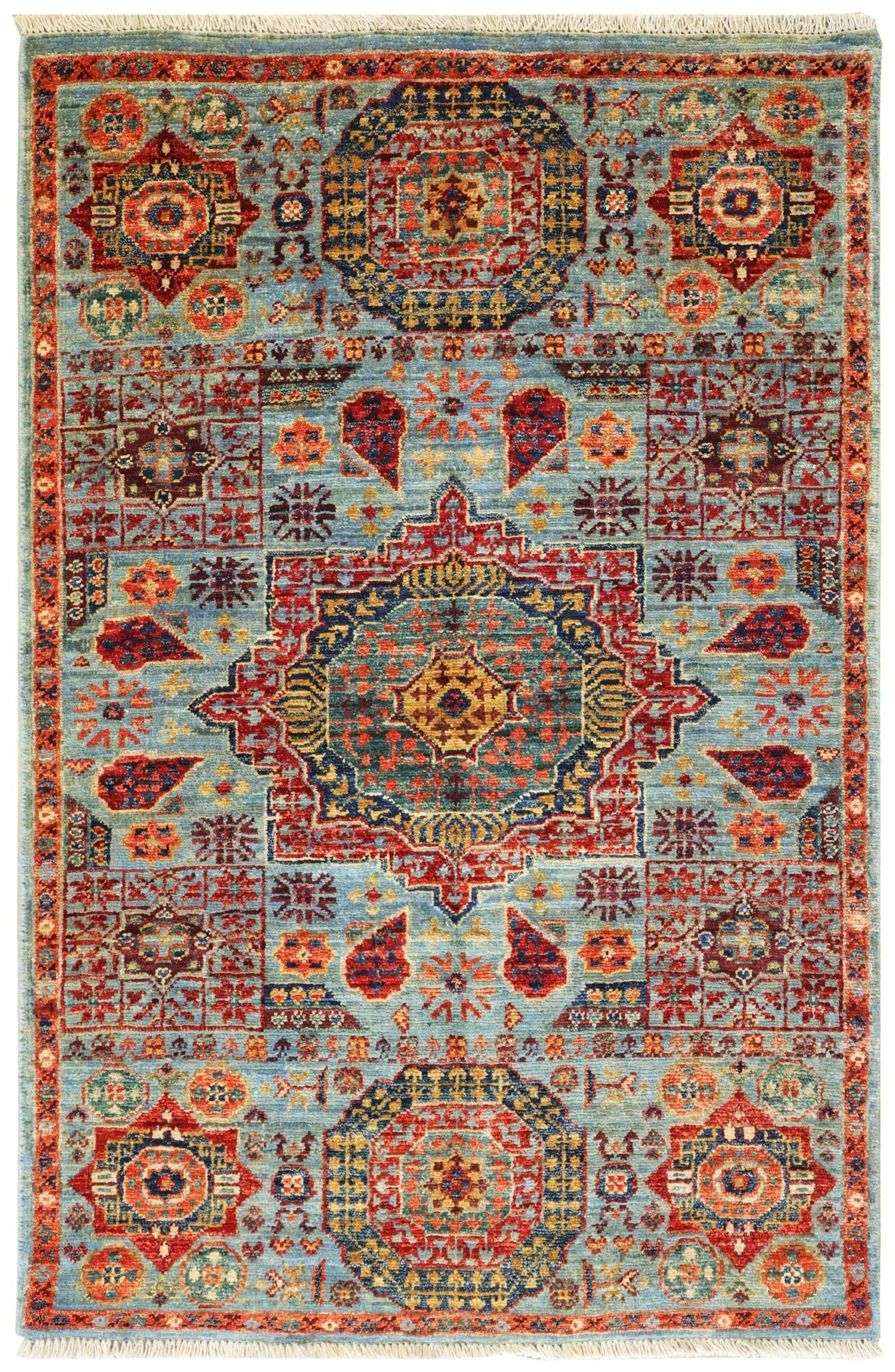 Mamluk Handwoven Tribal Rug