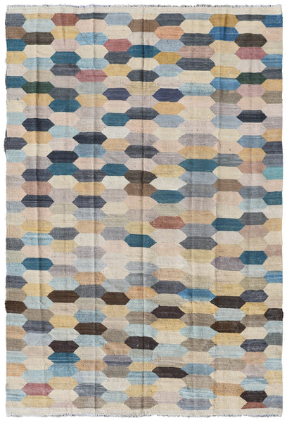 Modern Kilim Handwoven Tribal Rug