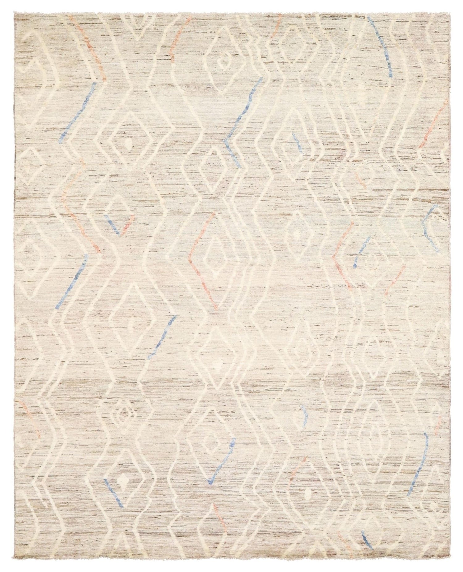 Moroccan Handwoven Tribal Rug