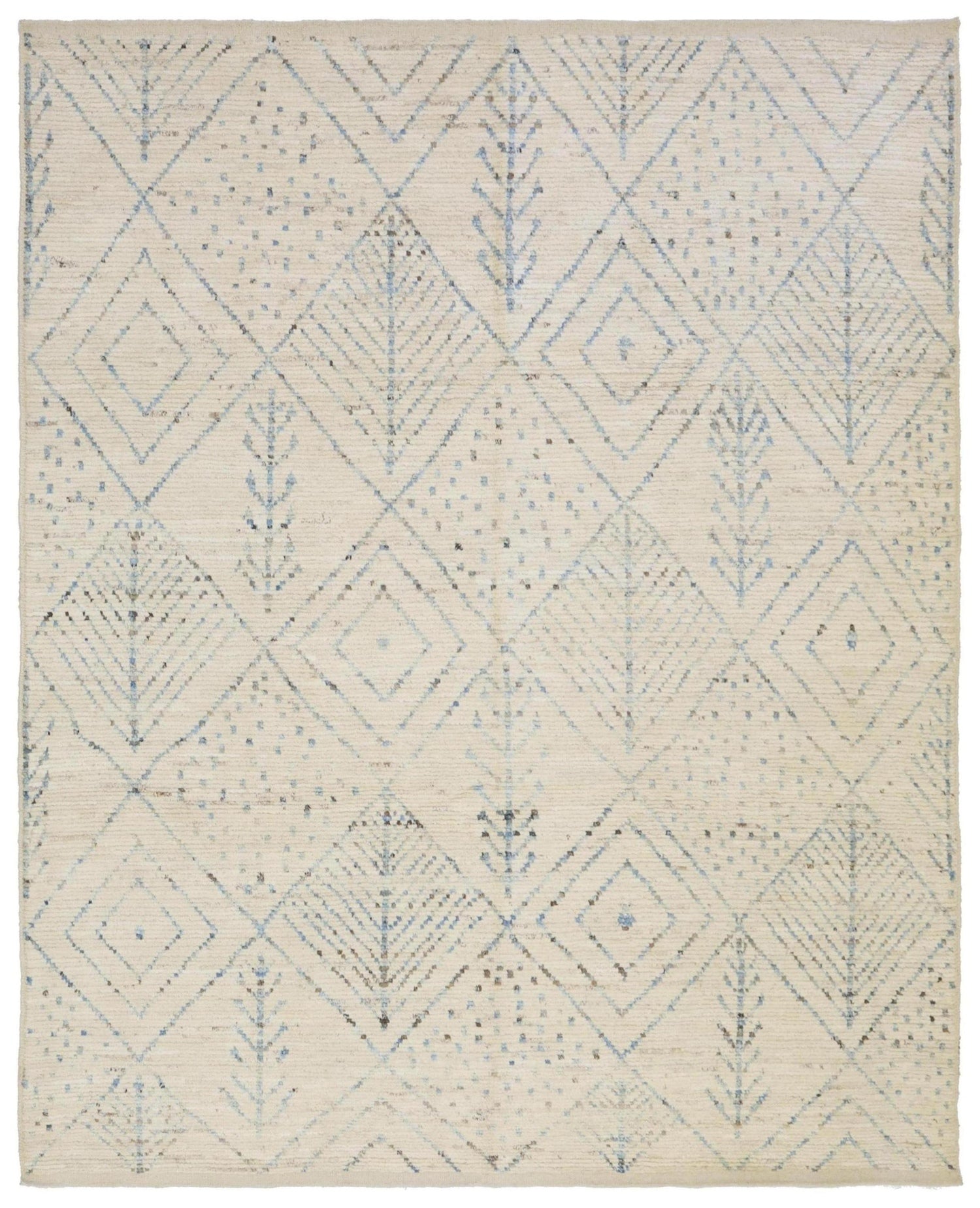 Moroccan Handwoven Tribal Rug