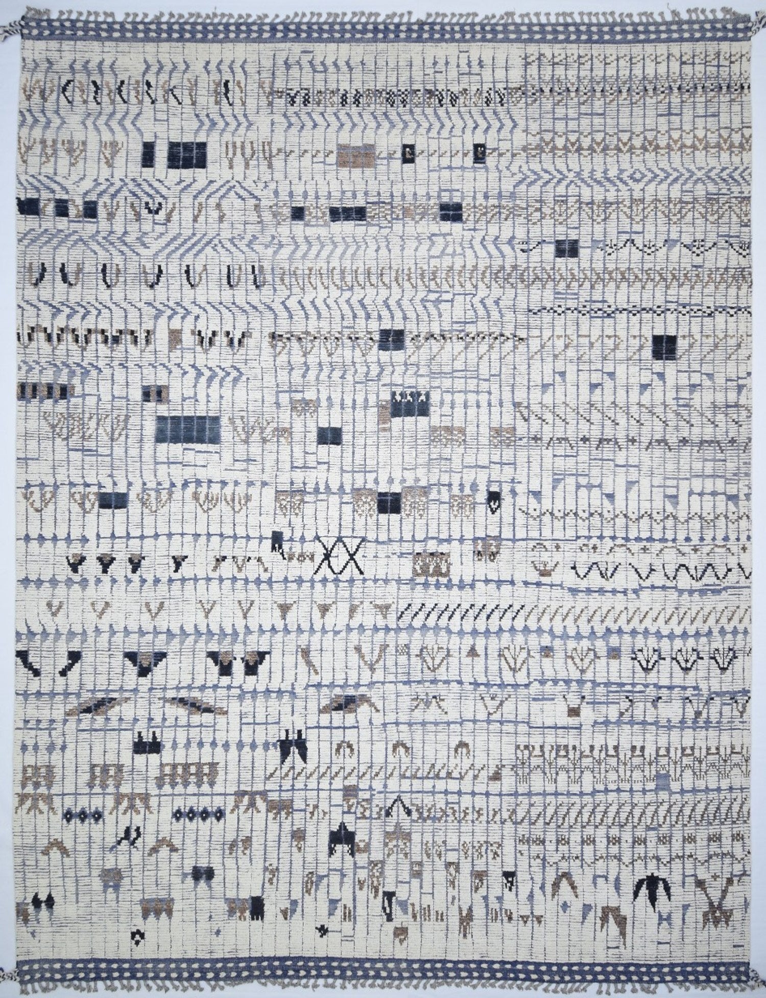 Moroccan Handwoven Tribal Rug