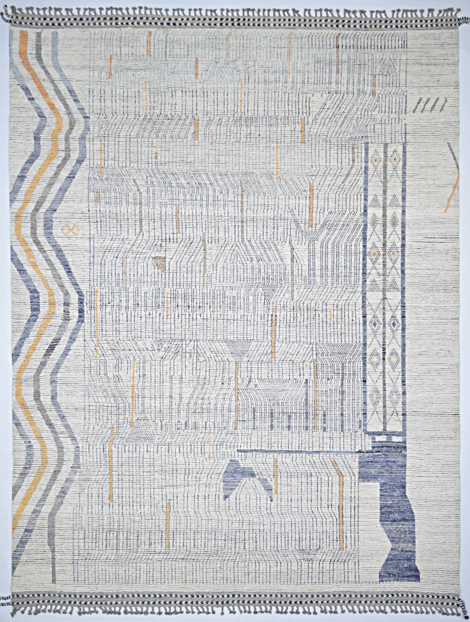 Moroccan Handwoven Tribal Rug