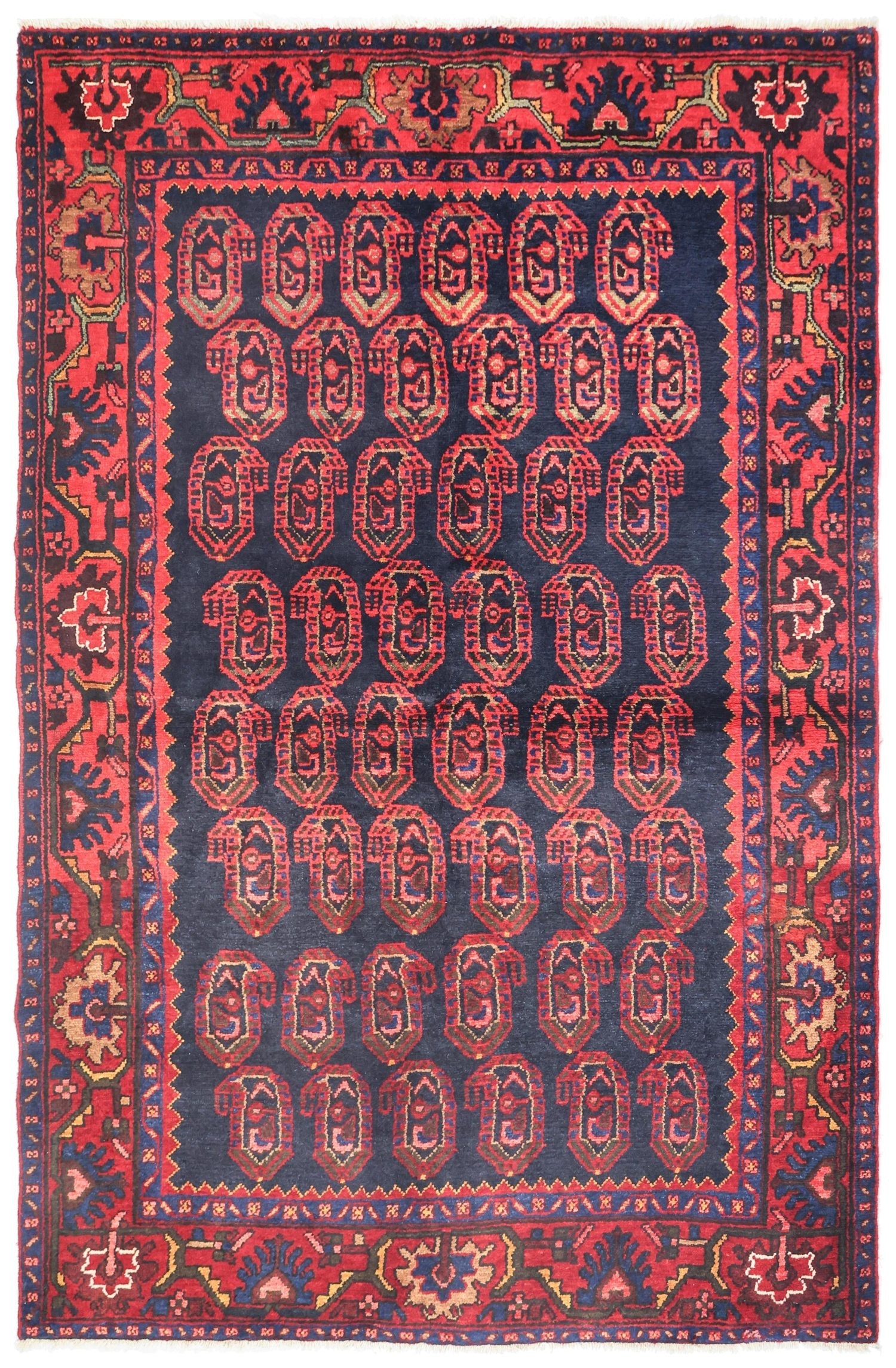 Vintage Mosoul Handwoven Tribal Rug