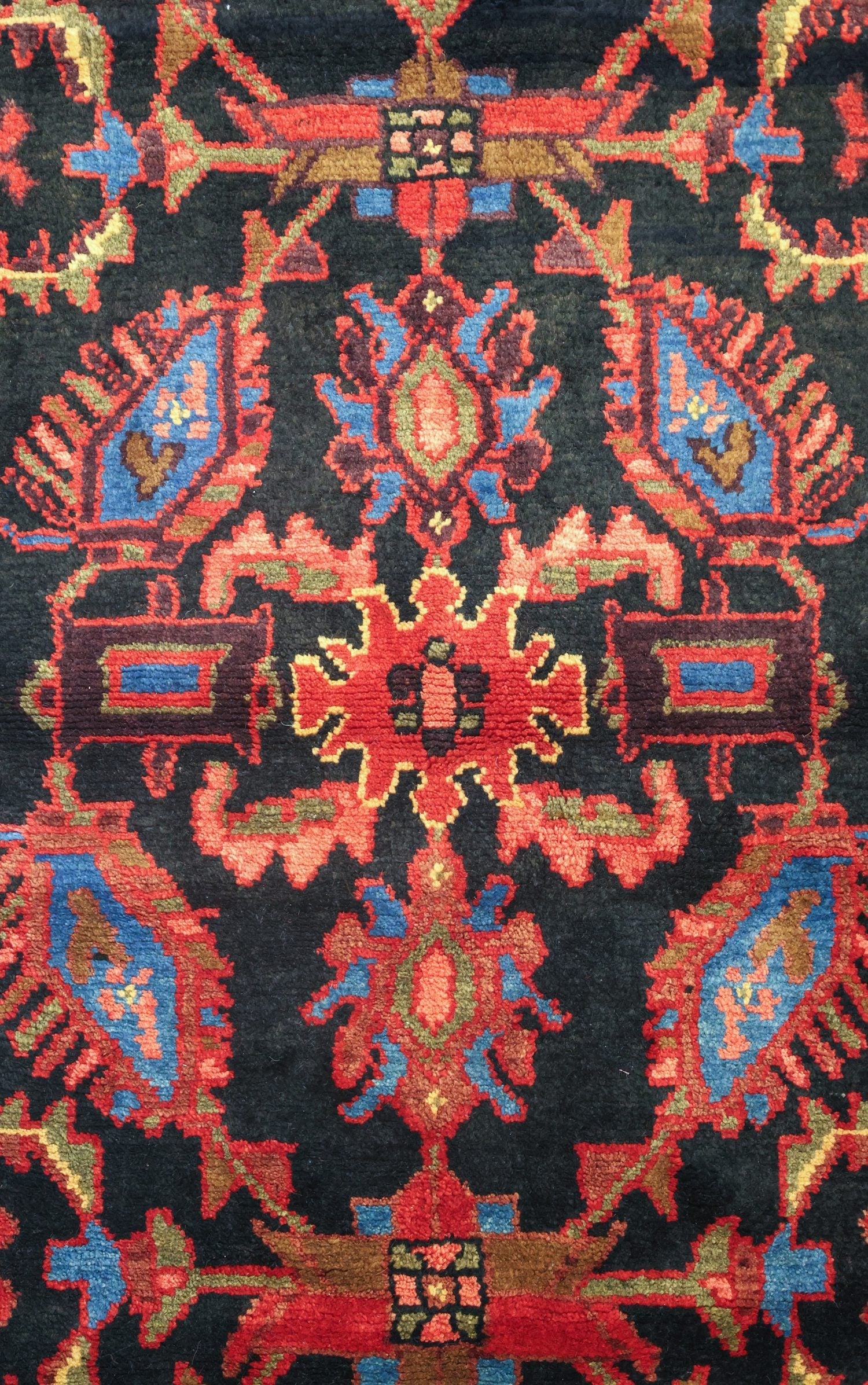 Vintage Mosoul Handwoven Tribal Rug, J75068