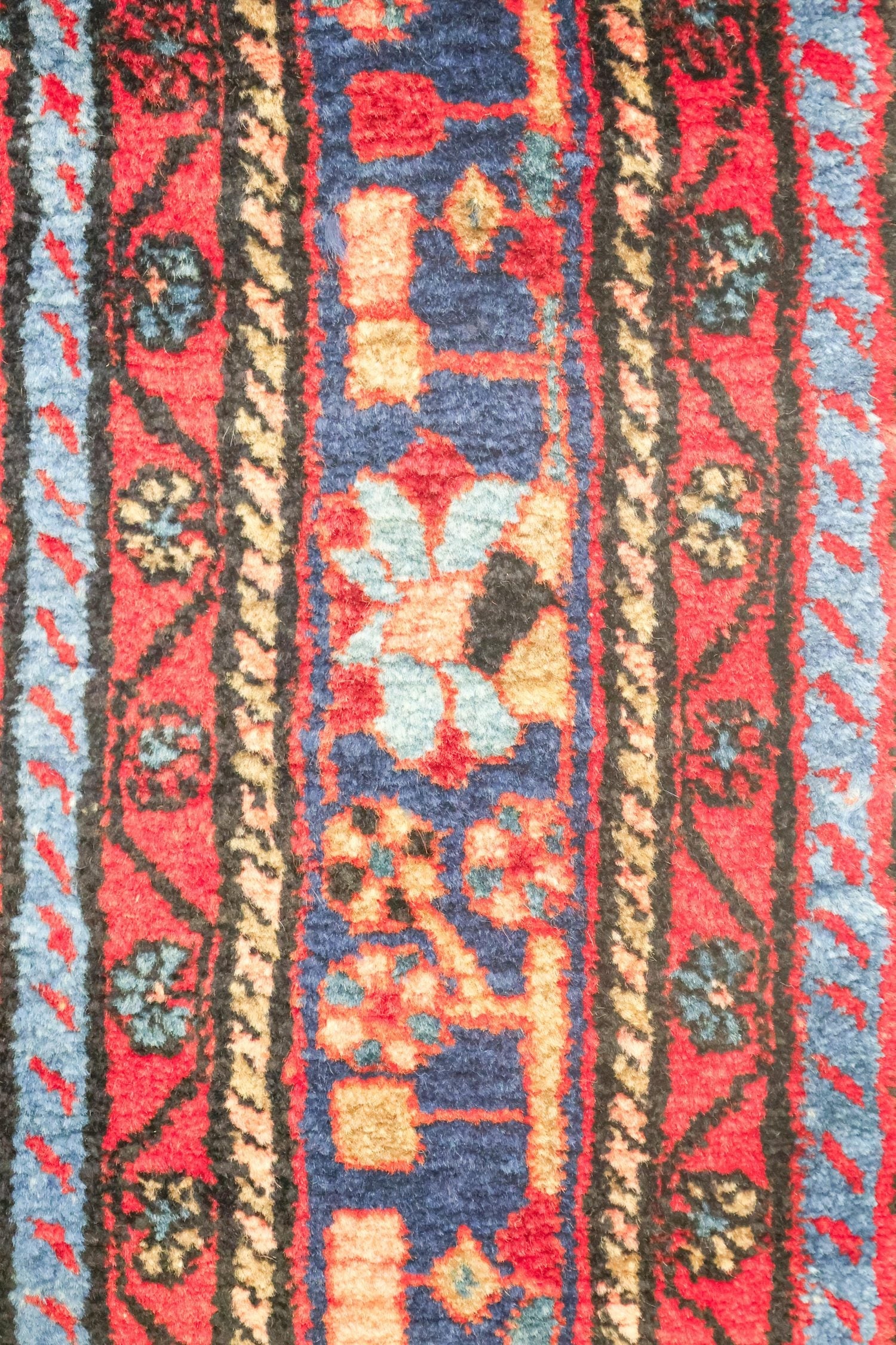 Vintage Nahavand Handwoven Tribal Rug, J75037