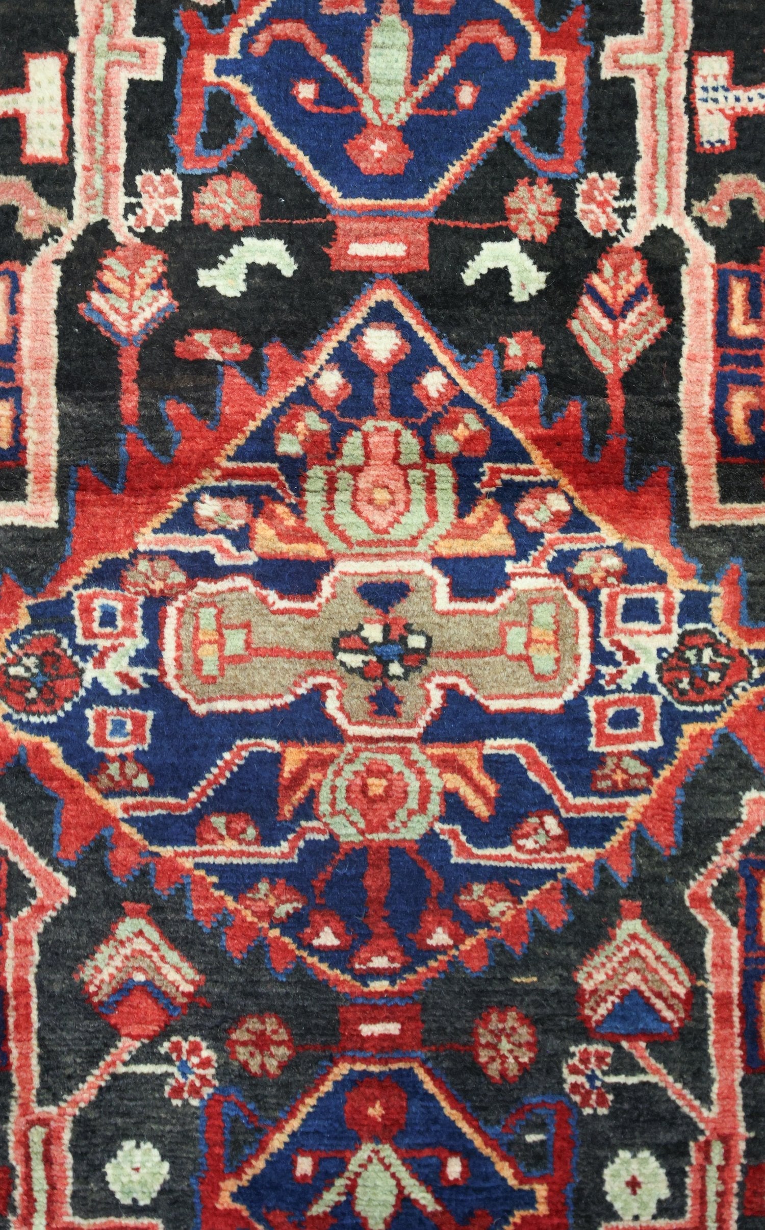 Vintage Nahavand Handwoven Tribal Rug, J75055