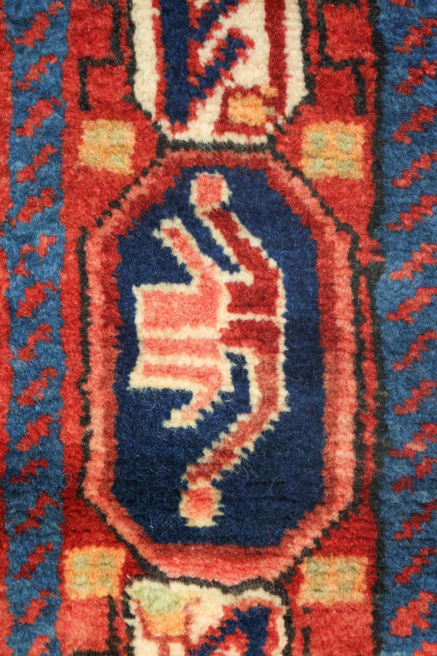 Vintage Nahavand Handwoven Tribal Rug, J75055