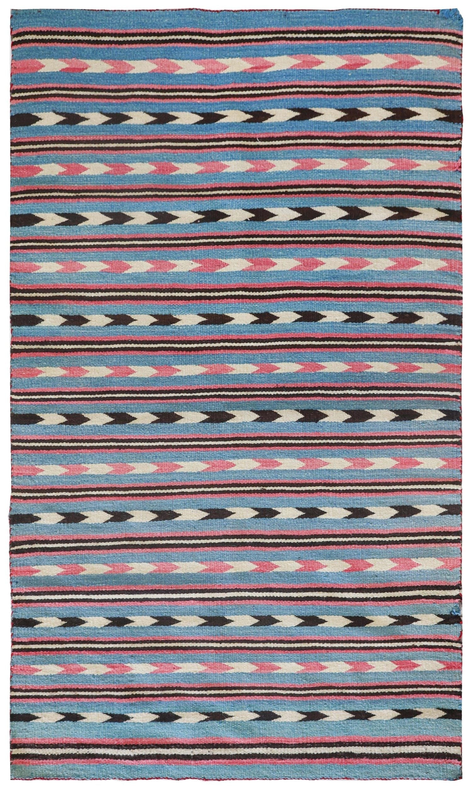 Antique Navajo Handwoven Tribal Rug