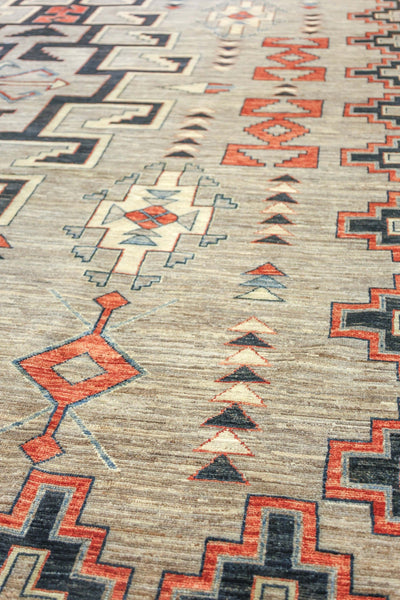 Navajo Handwoven Tribal Rug, J77018