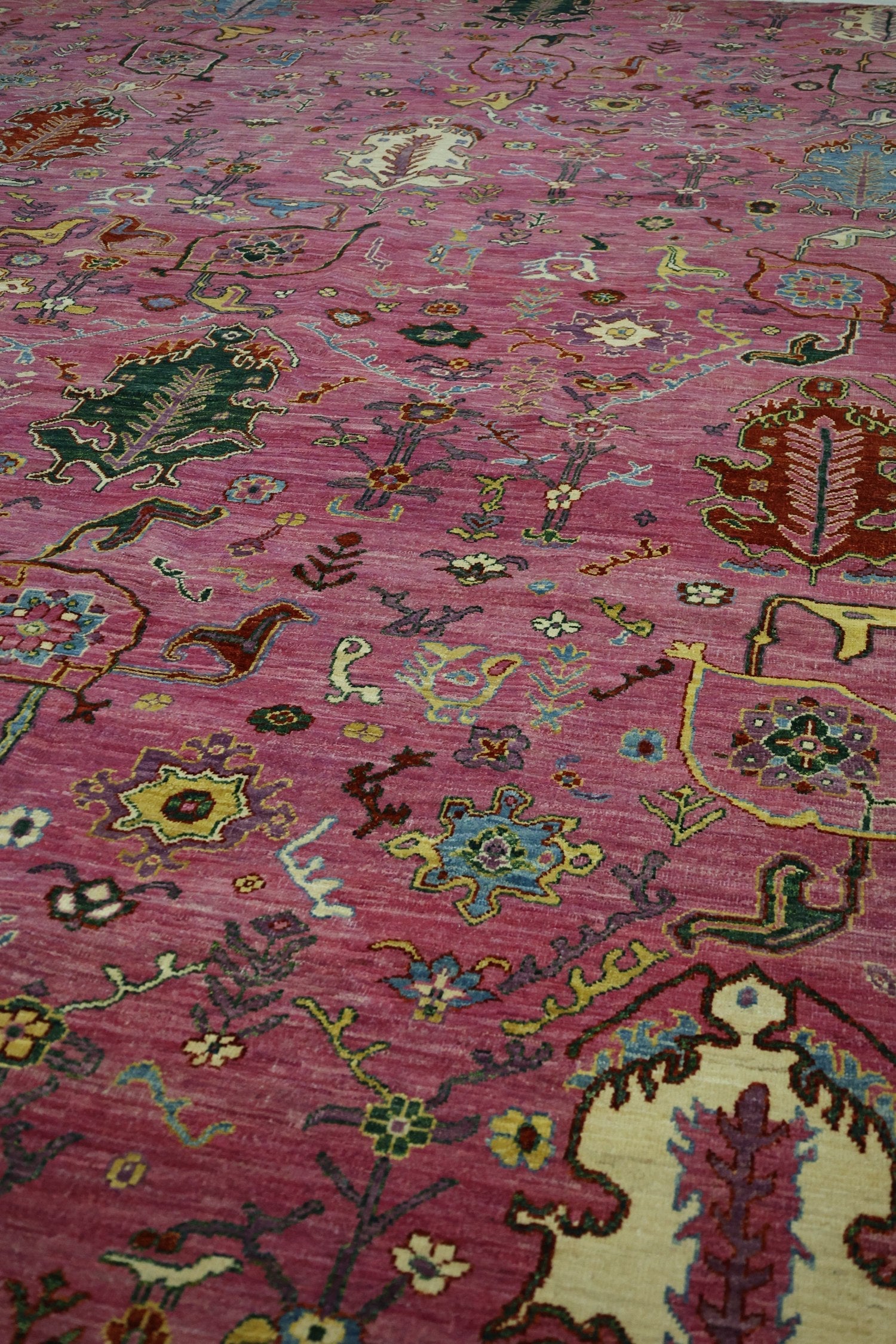 Oushak Handwoven Tribal Rug, J69784