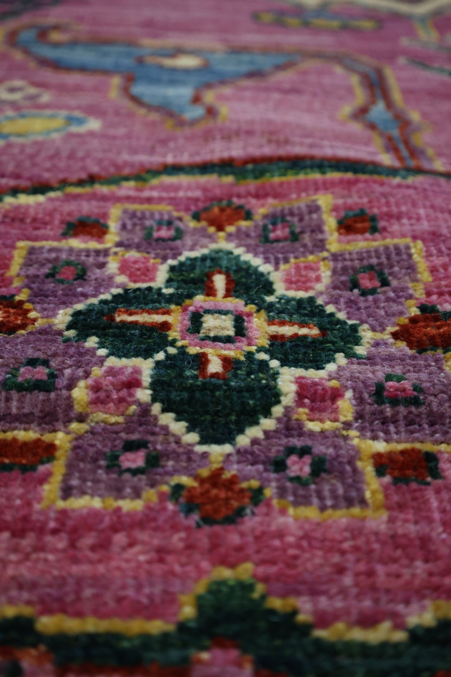 Oushak Handwoven Tribal Rug, J69784