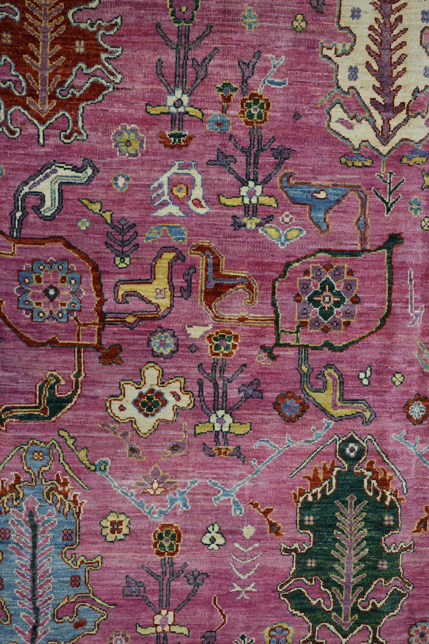 Oushak Handwoven Tribal Rug, J69784