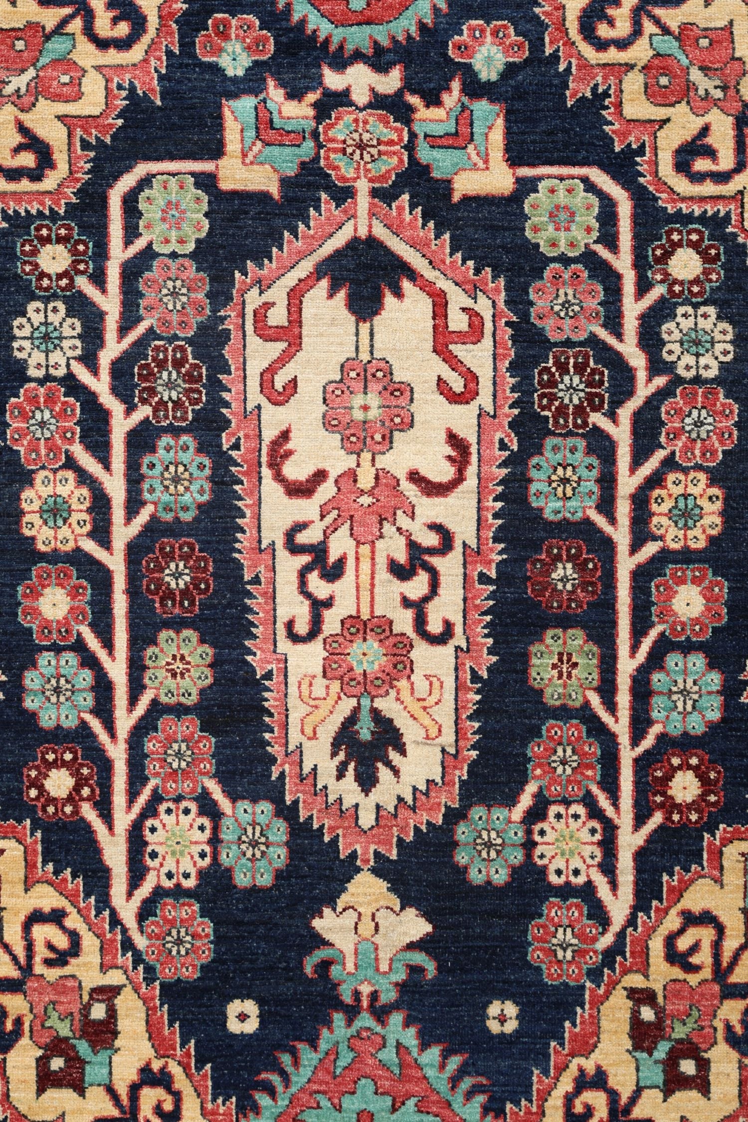 Oushak Handwoven Tribal Rug, J74836