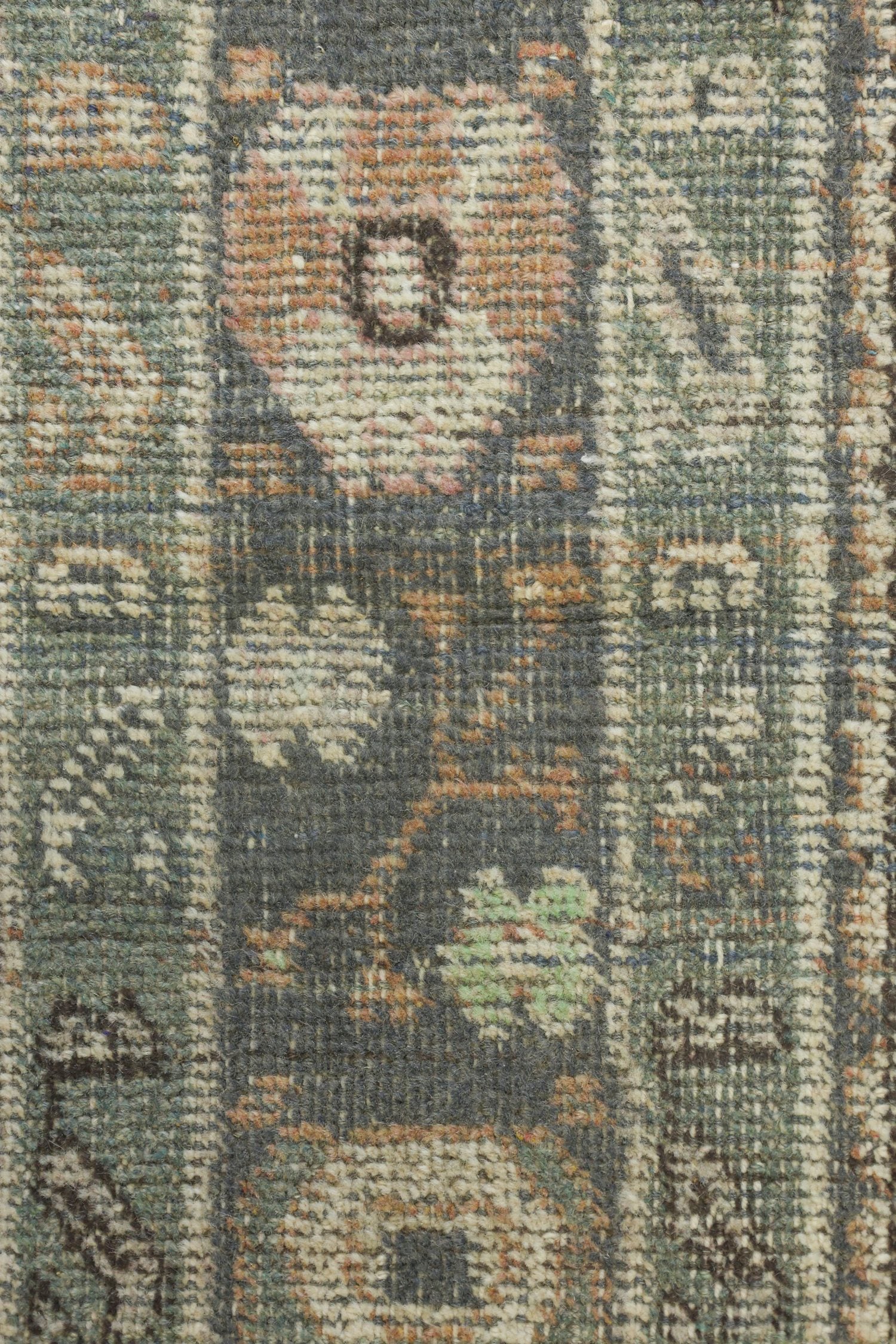 Vintage Oushak Handwoven Tribal Rug, J75163