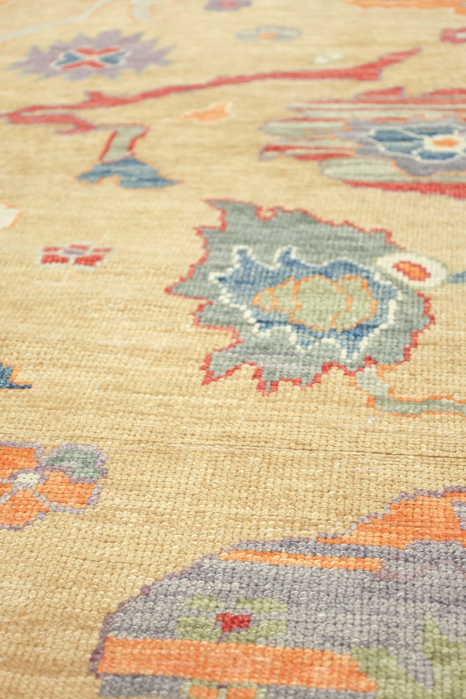 Oushak Handwoven Tribal Rug, J77355