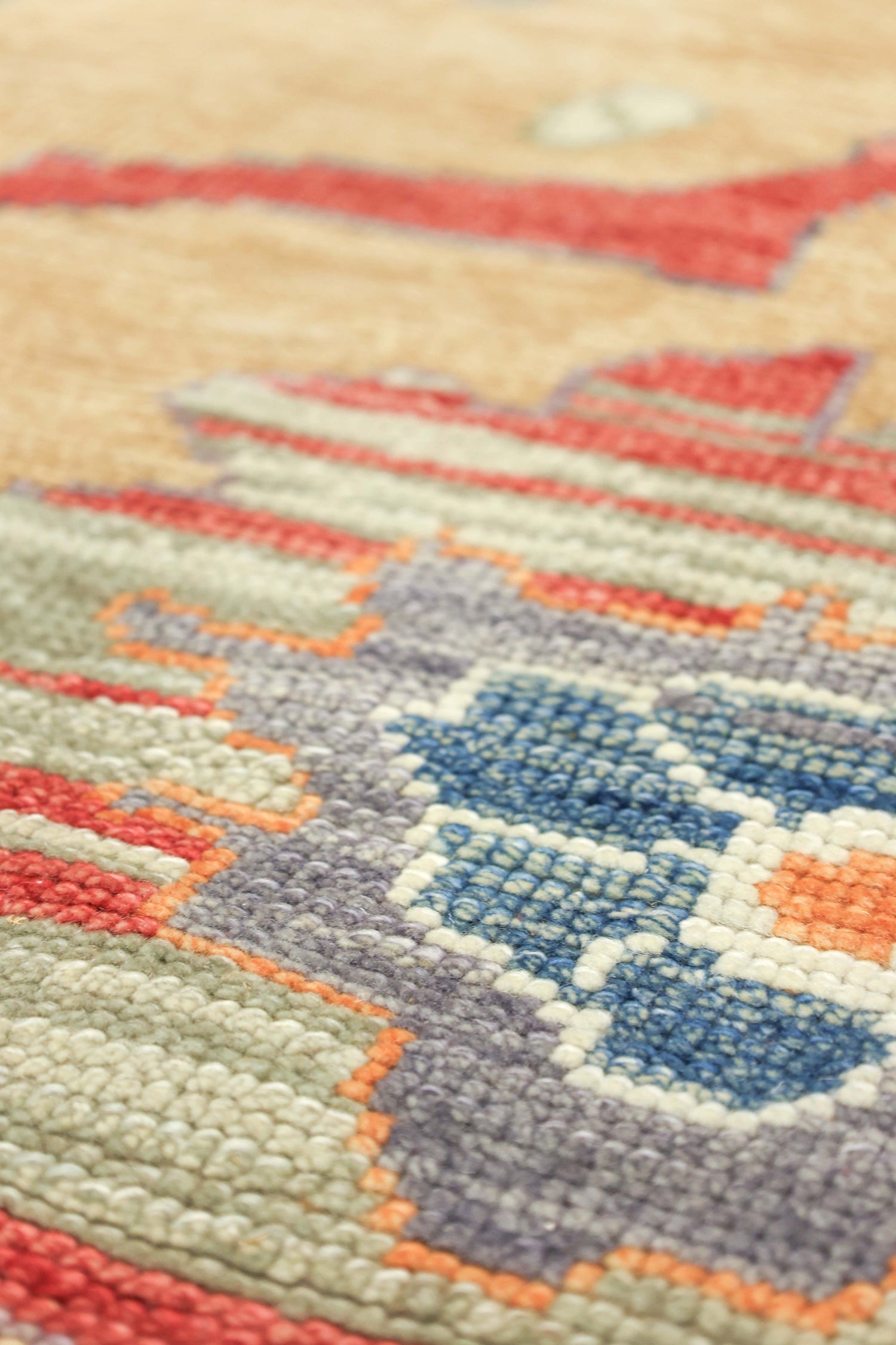 Oushak Handwoven Tribal Rug, J77355