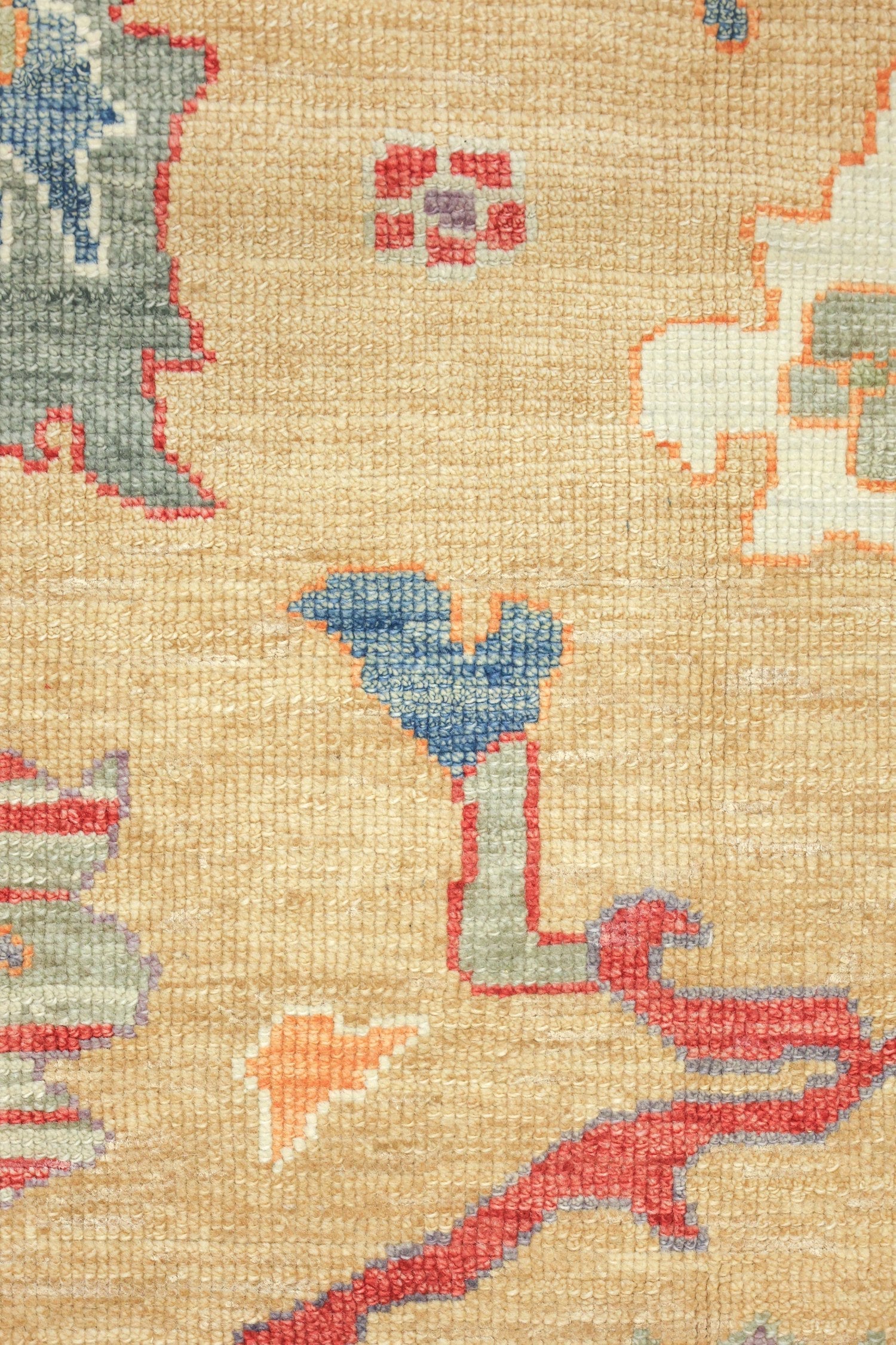 Oushak Handwoven Tribal Rug, J77355