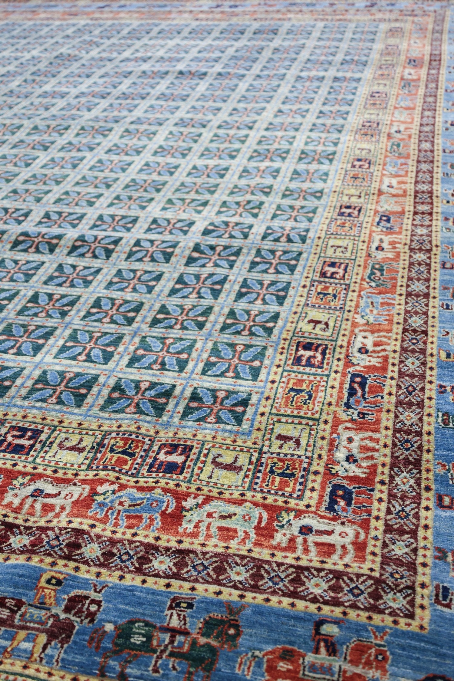 Pazyryk Handwoven Tribal Rug, J76837