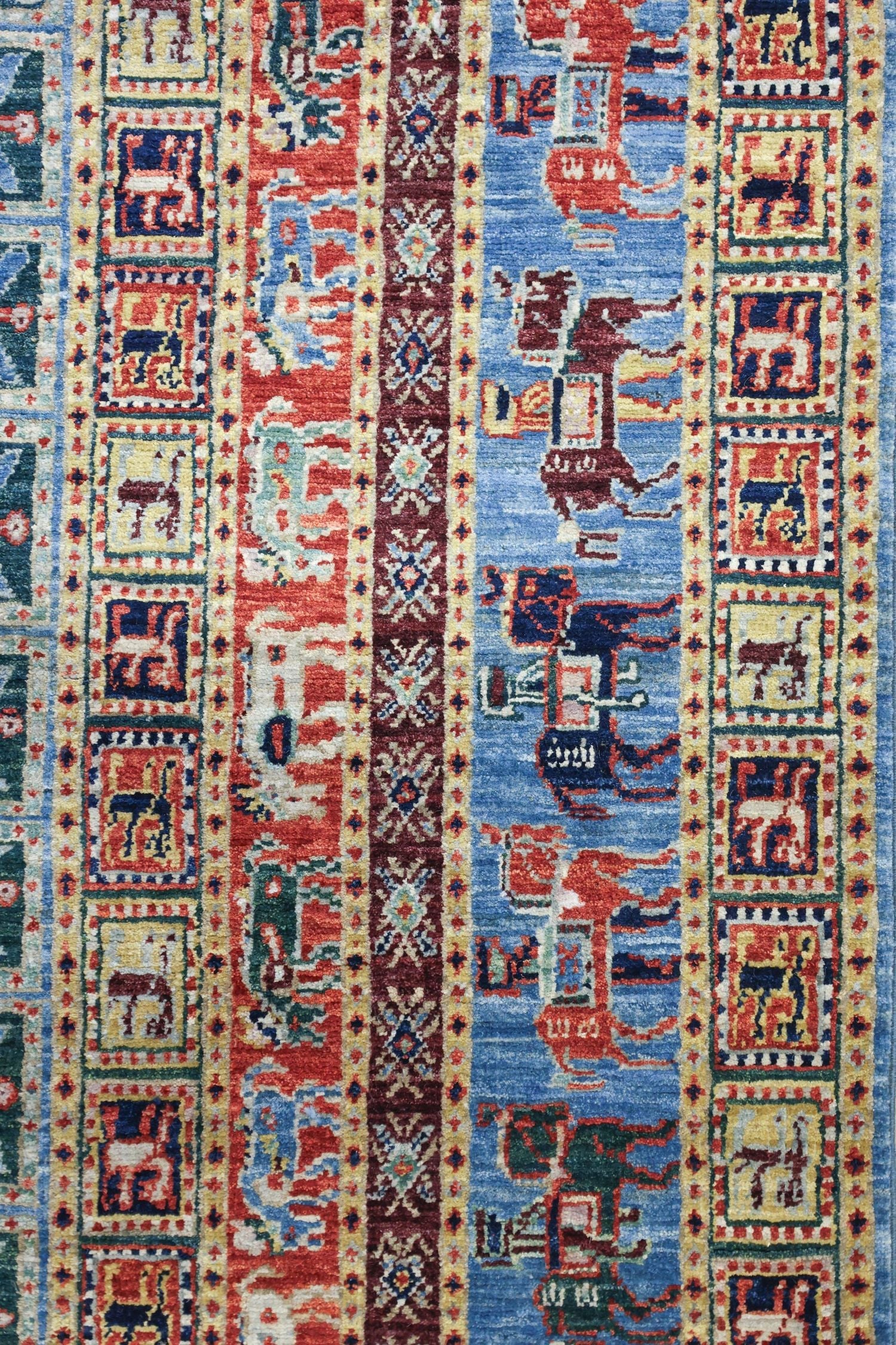 Pazyryk Handwoven Tribal Rug, J76837