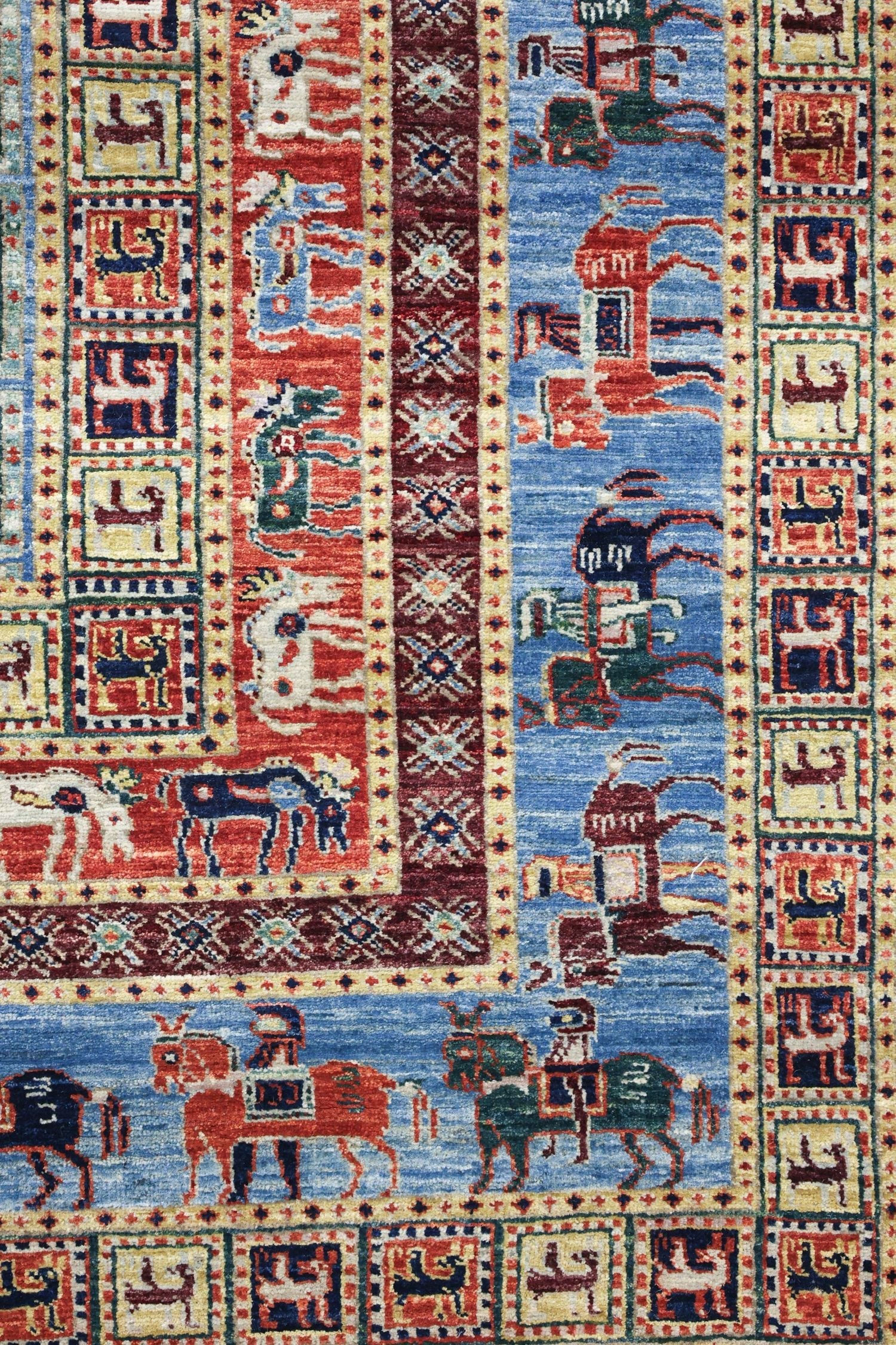 Pazyryk Handwoven Tribal Rug, J76837