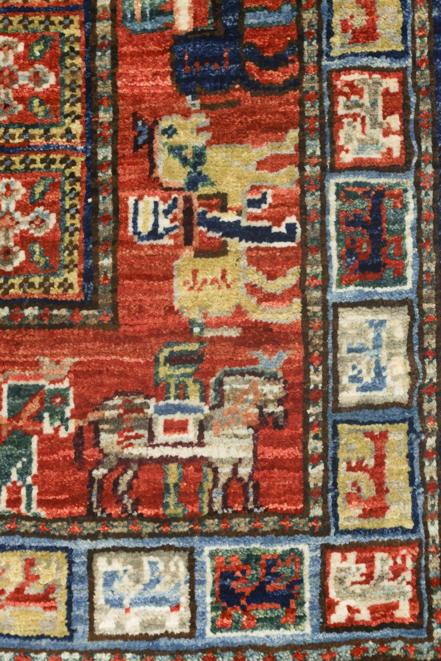 Pyzeryk Handwoven Tribal Rug, J75341