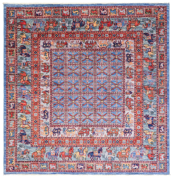 Pyzryk Handwoven Tribal Rug