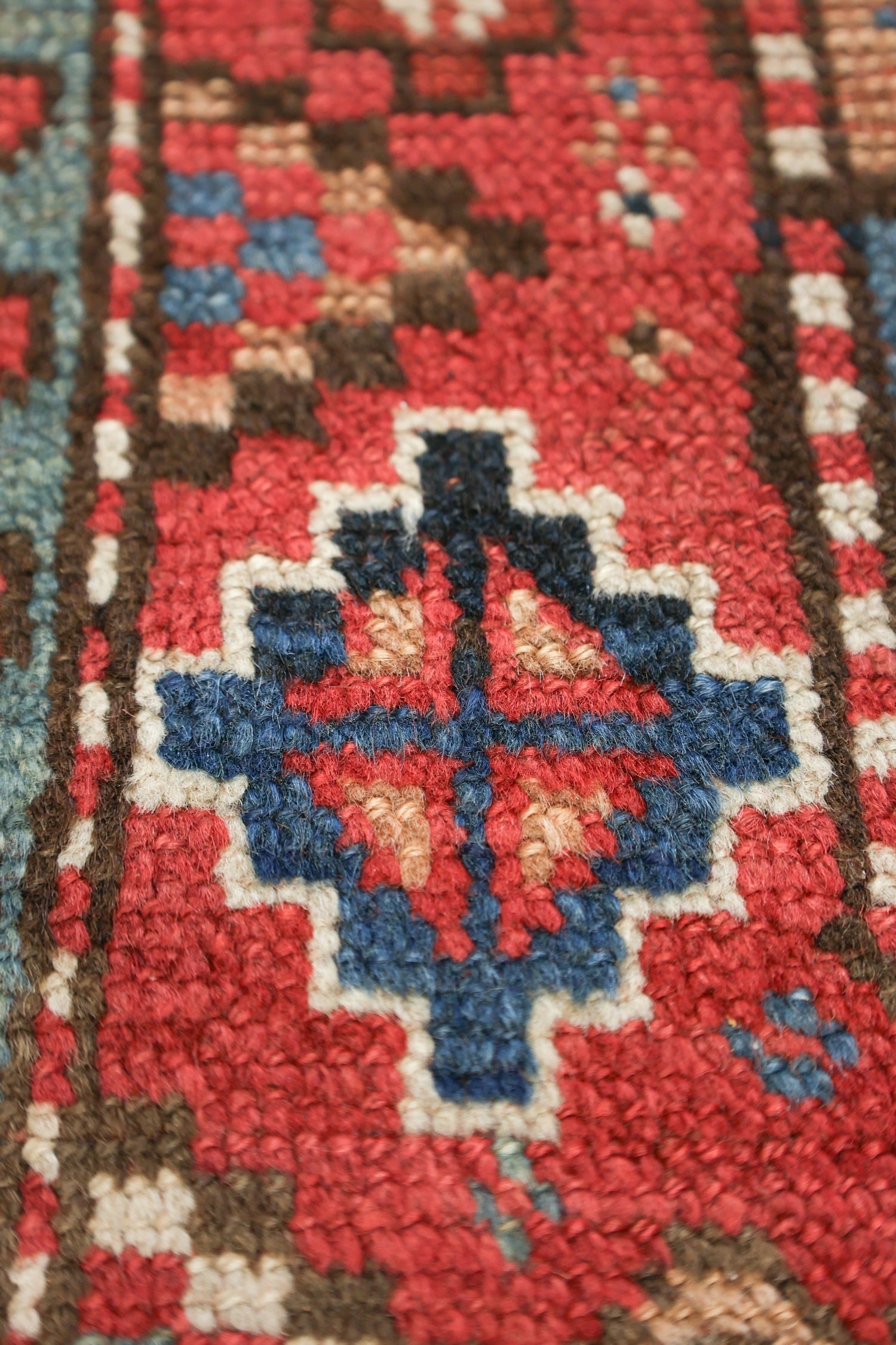 Antique Quchan Kurd Handwoven Tribal Rug, J76410