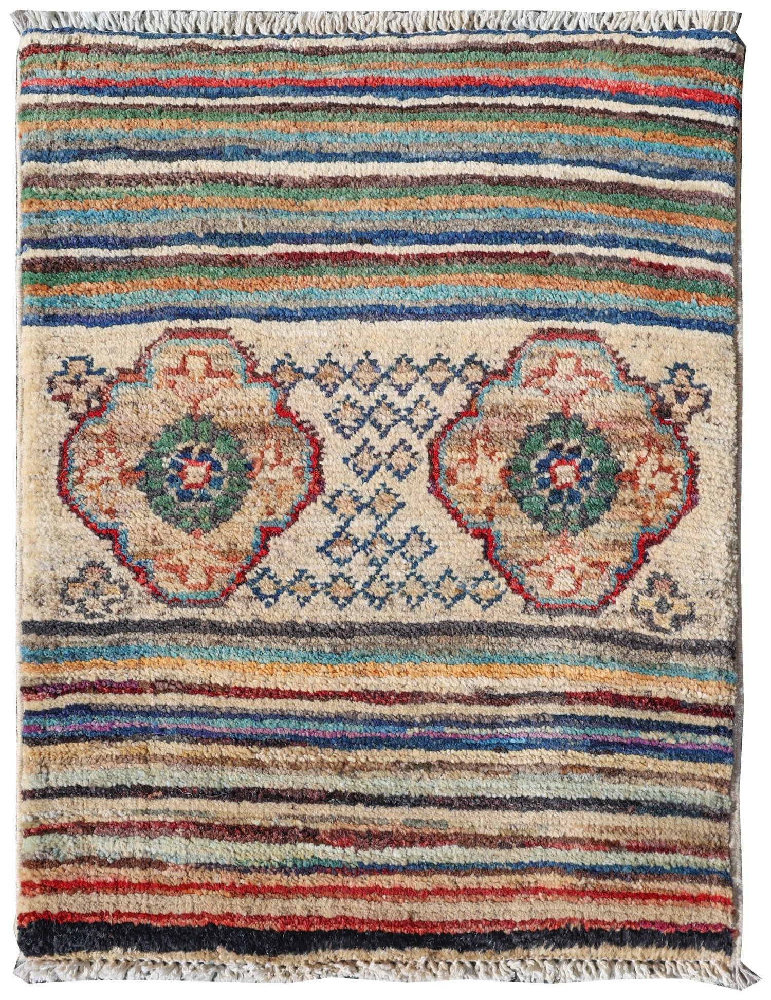 Reza Handwoven Tribal Rug