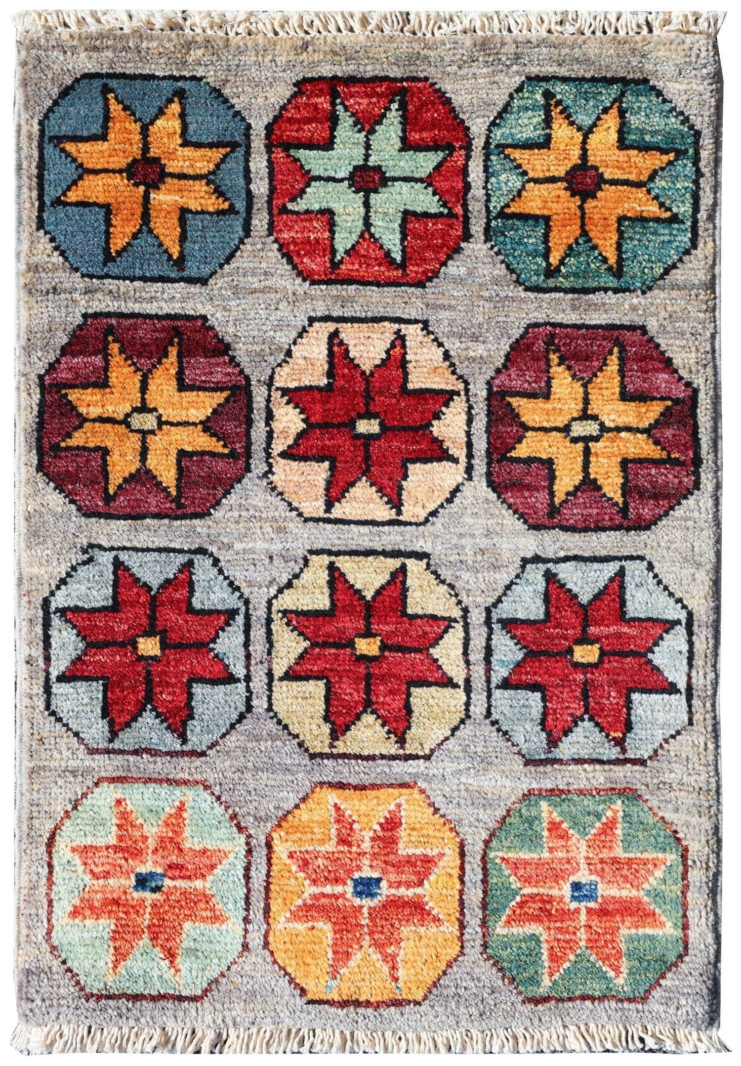 Reza Handwoven Tribal Rug