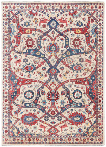 Safavid Handwoven Tribal Rug