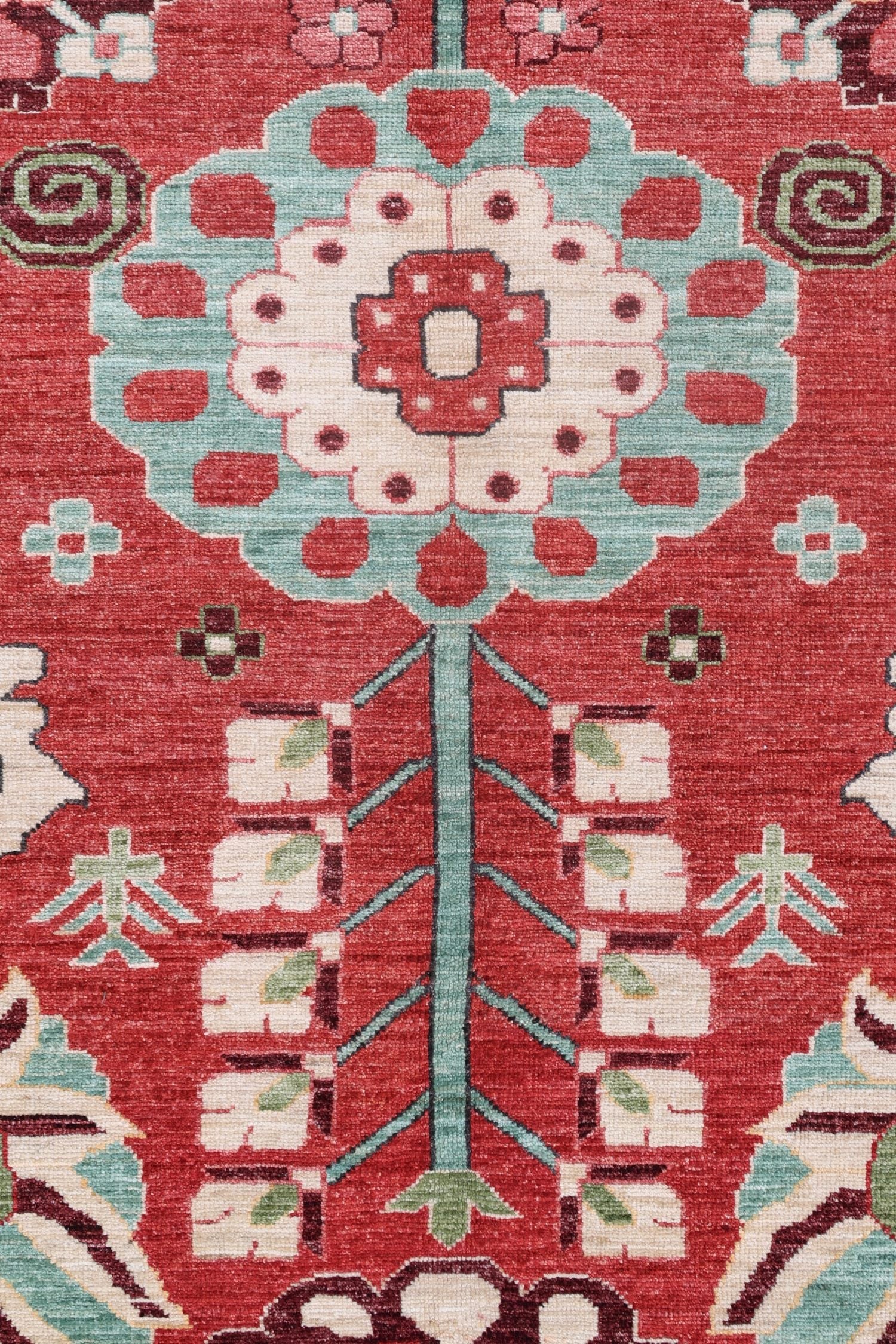 Sauj Balaugh Handwoven Tribal Rug, J74910