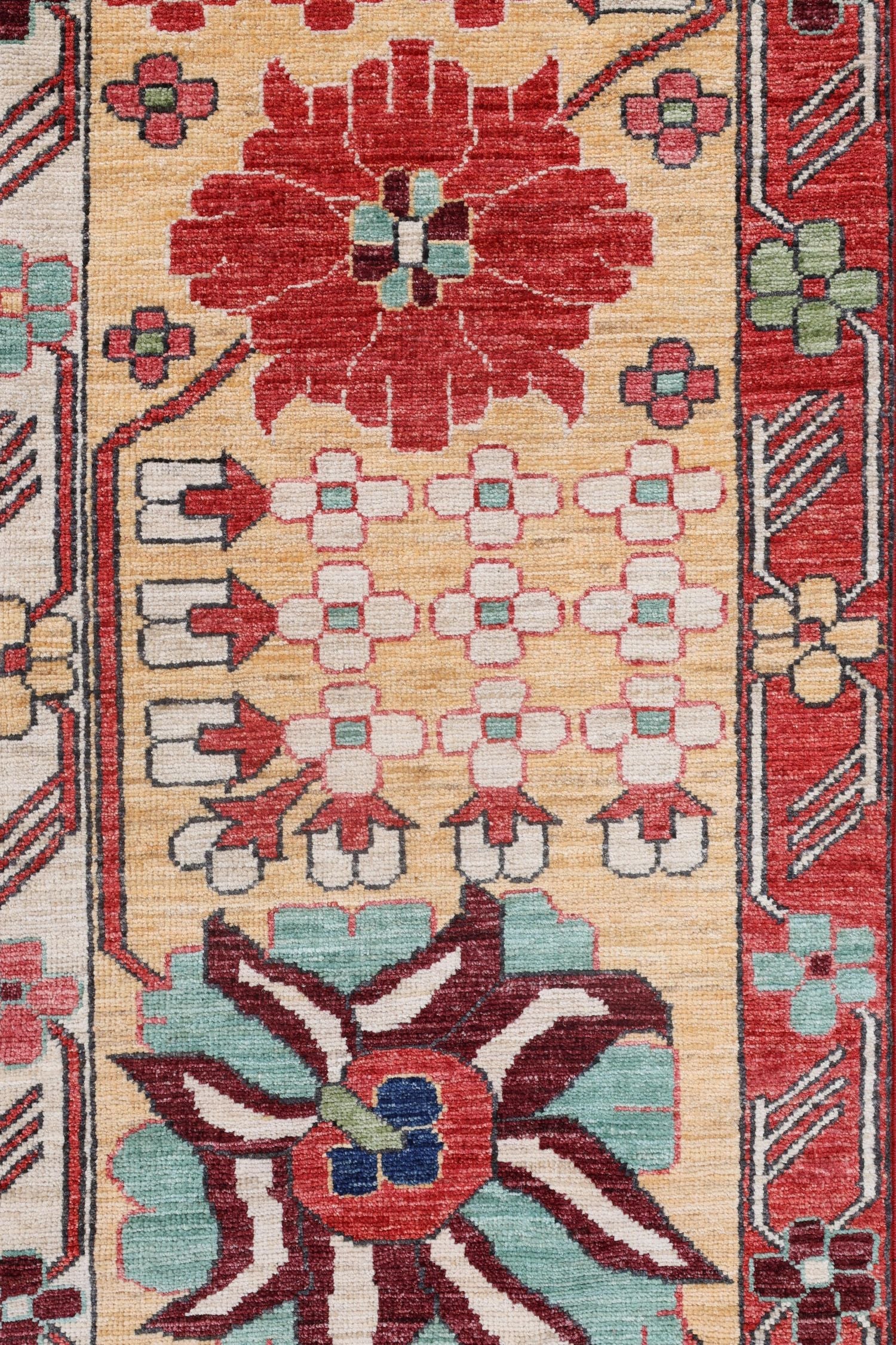 Sauj Balaugh Handwoven Tribal Rug, J74910