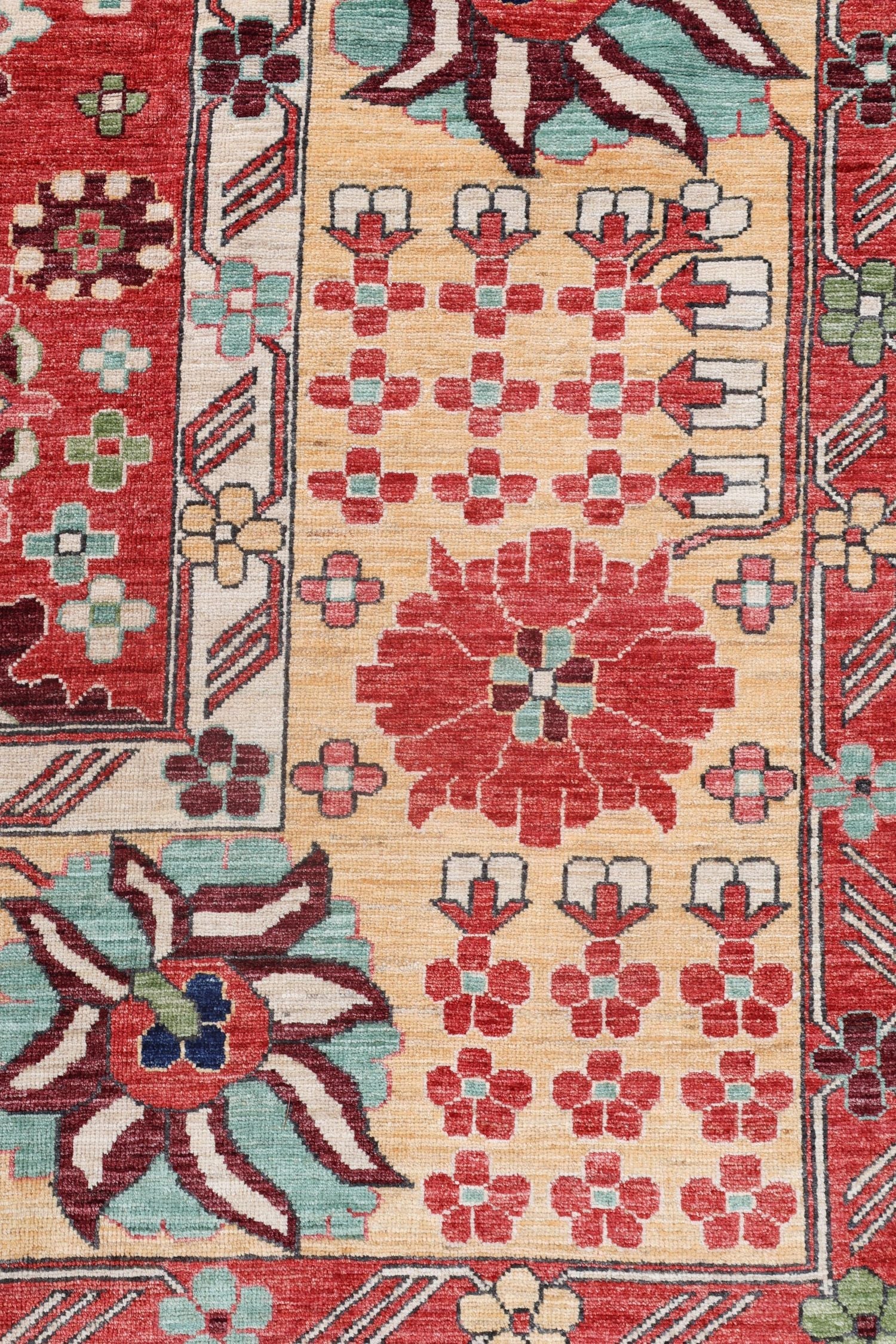 Sauj Balaugh Handwoven Tribal Rug, J74910