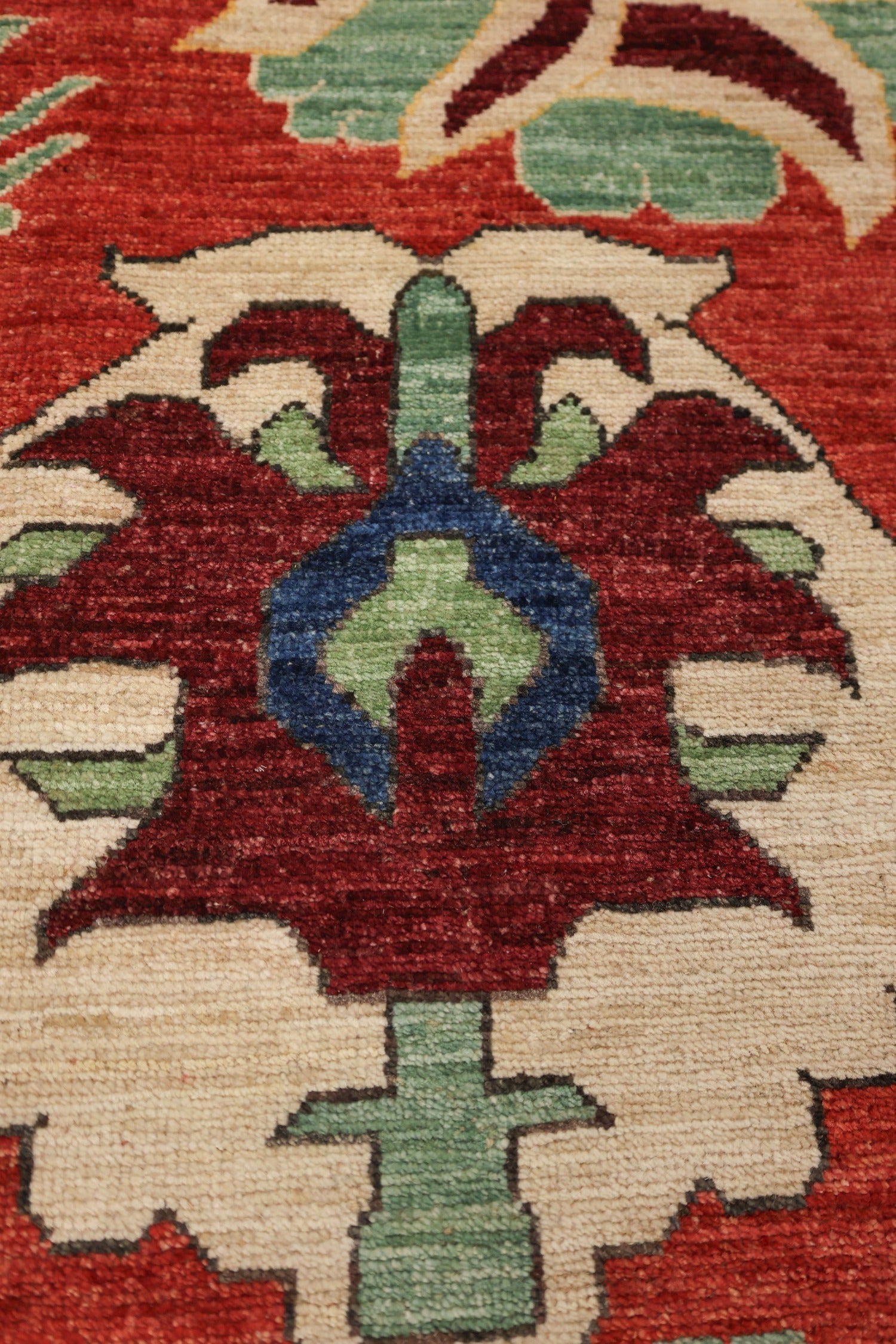 Sauj Balugh Handwoven Tribal Rug, J74796