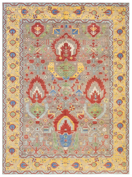 Sauj Balugh Handwoven Tribal Rug