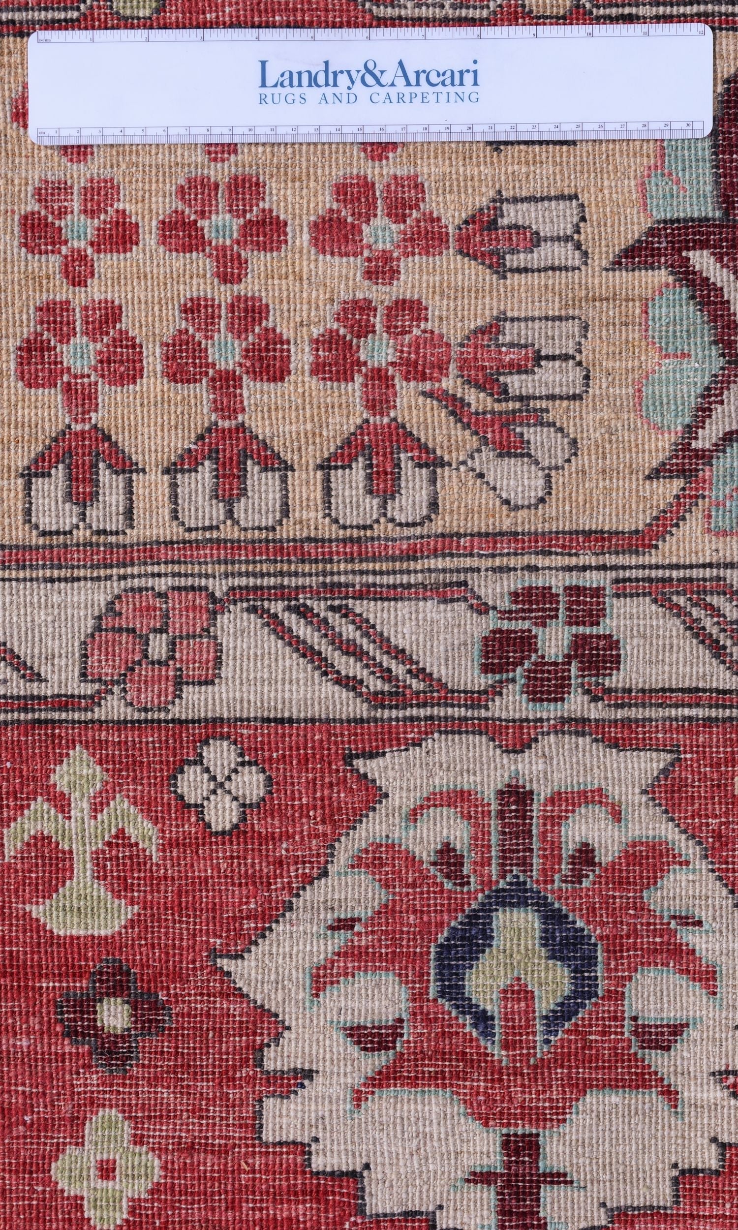 Sauj Balugh Handwoven Tribal Rug, J74947