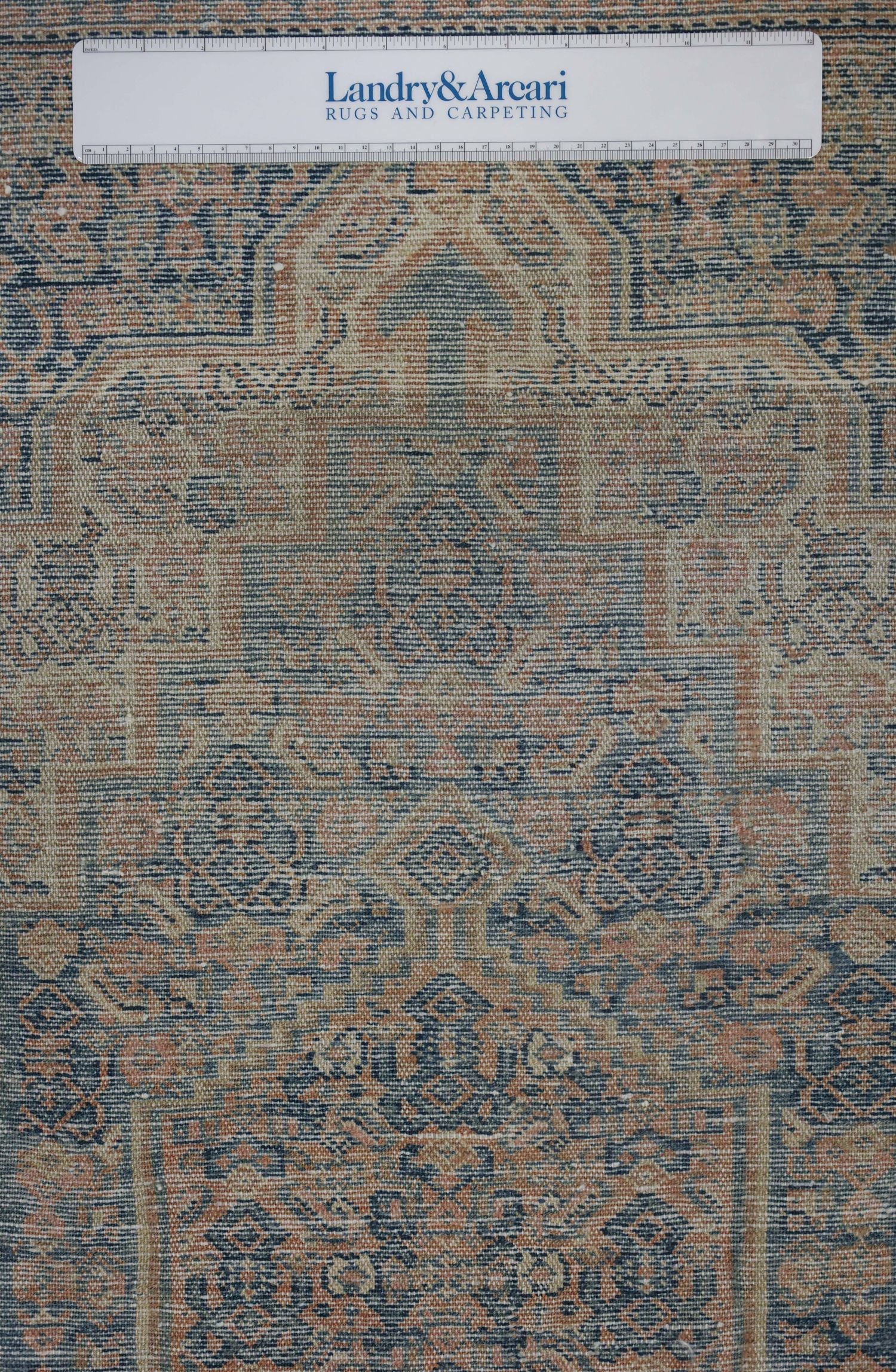 Vintage Senneh Handwoven Tribal Rug, J73341